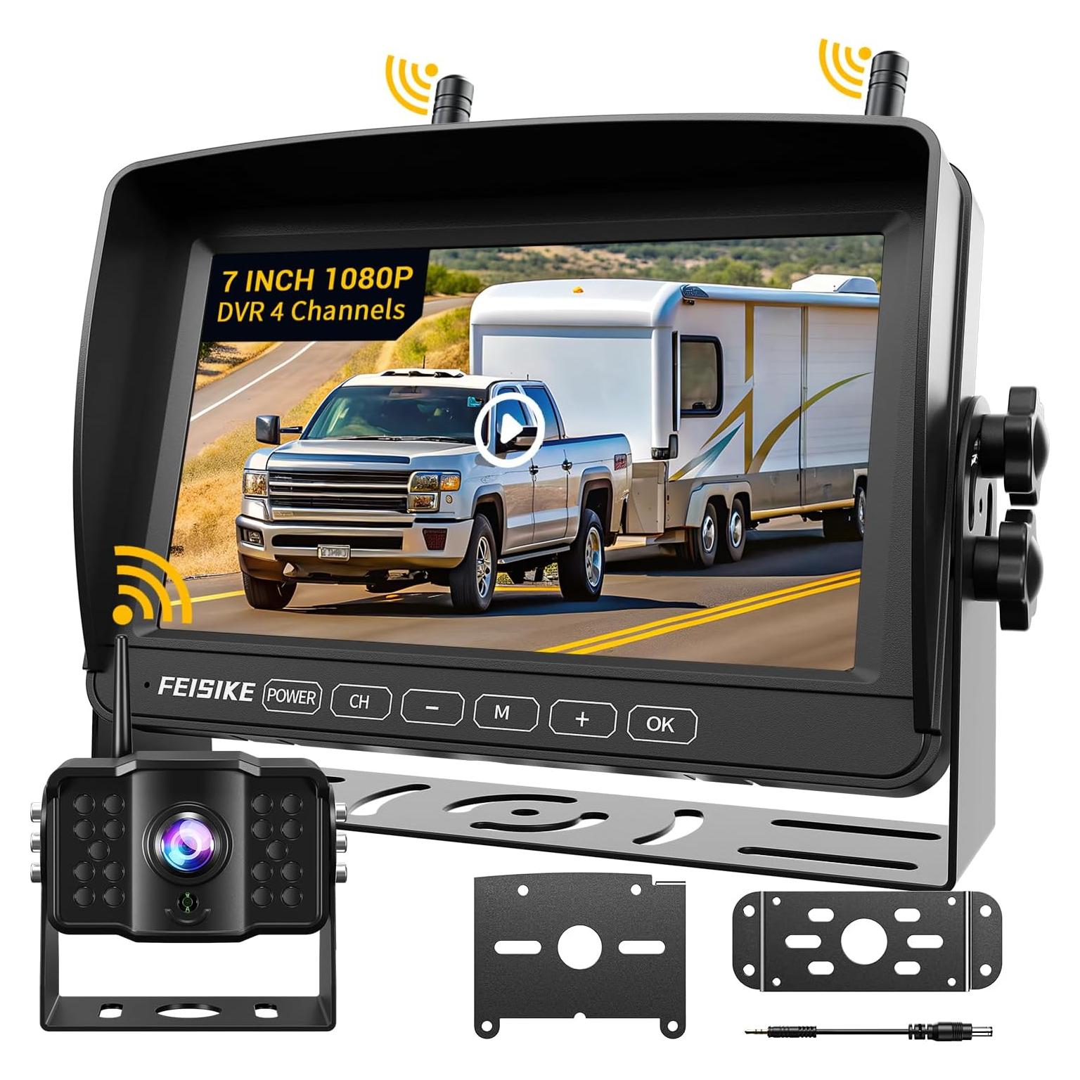 Cámara de Respaldo Inalámbrica Furrion 7" 1080P con Monitor