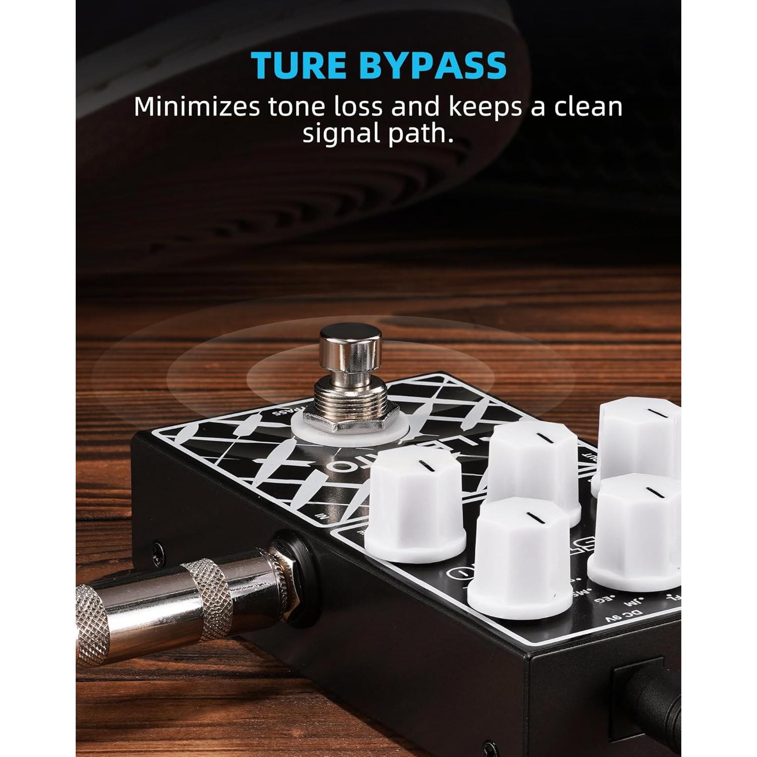 Pedal de Efecto de Guitarra LEKATO EP-01 Simulador Amplificador