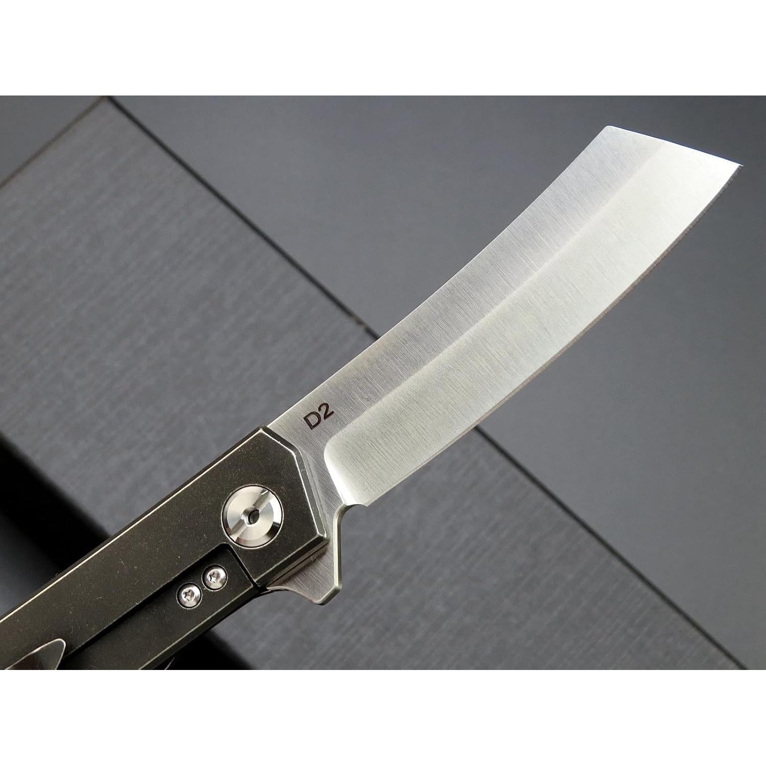 Cuchillo de Bolsillo Eafengrow EF97 Plegable Titanio 20.3 cm