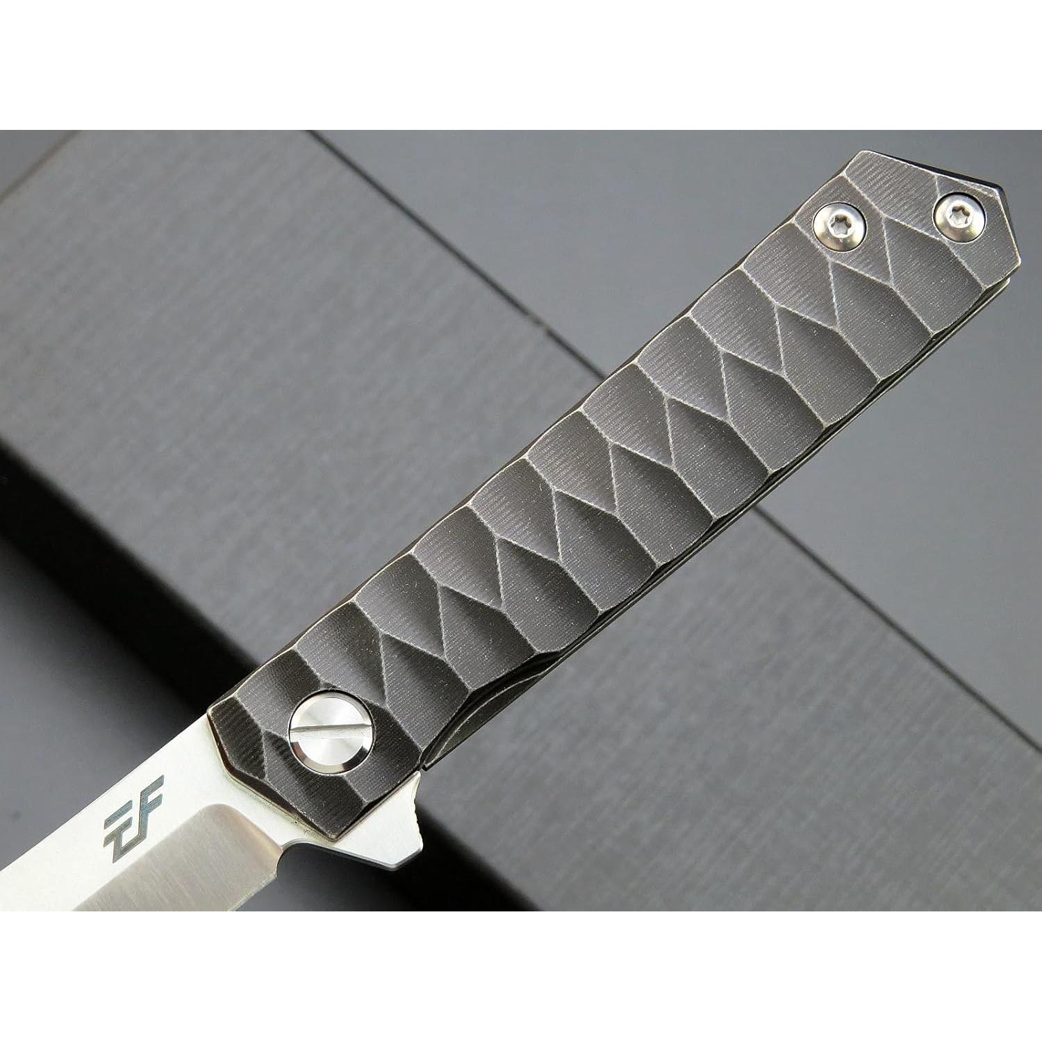 Cuchillo de Bolsillo Eafengrow EF97 Plegable Titanio 20.3 cm