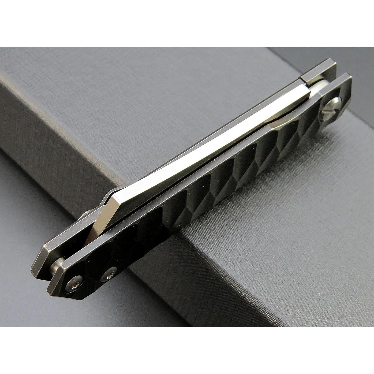 Cuchillo de Bolsillo Eafengrow EF97 Plegable Titanio 20.3 cm