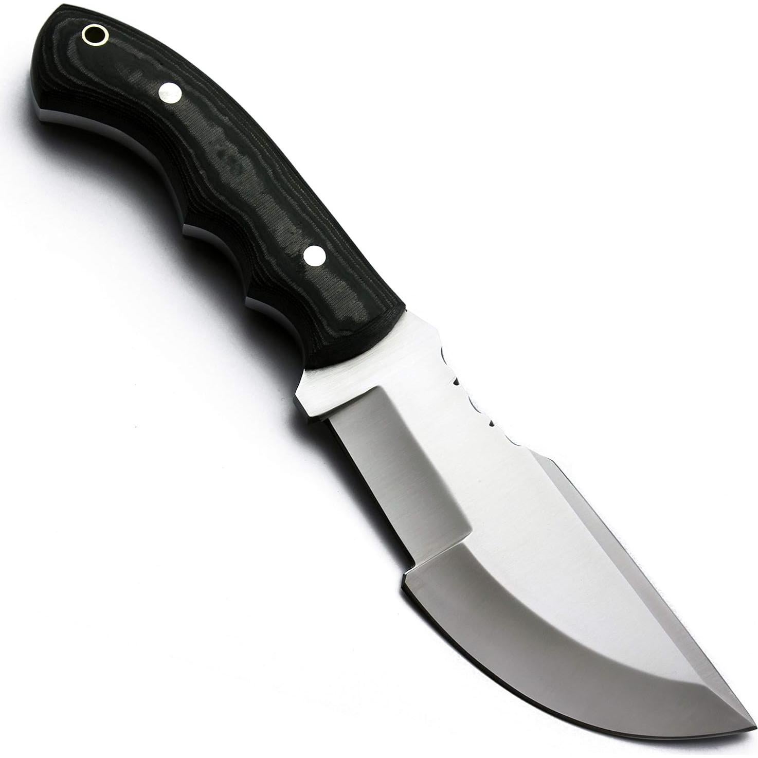 Cuchillo Táctico GCS 213 Hecho a Mano con Funda de Cuero