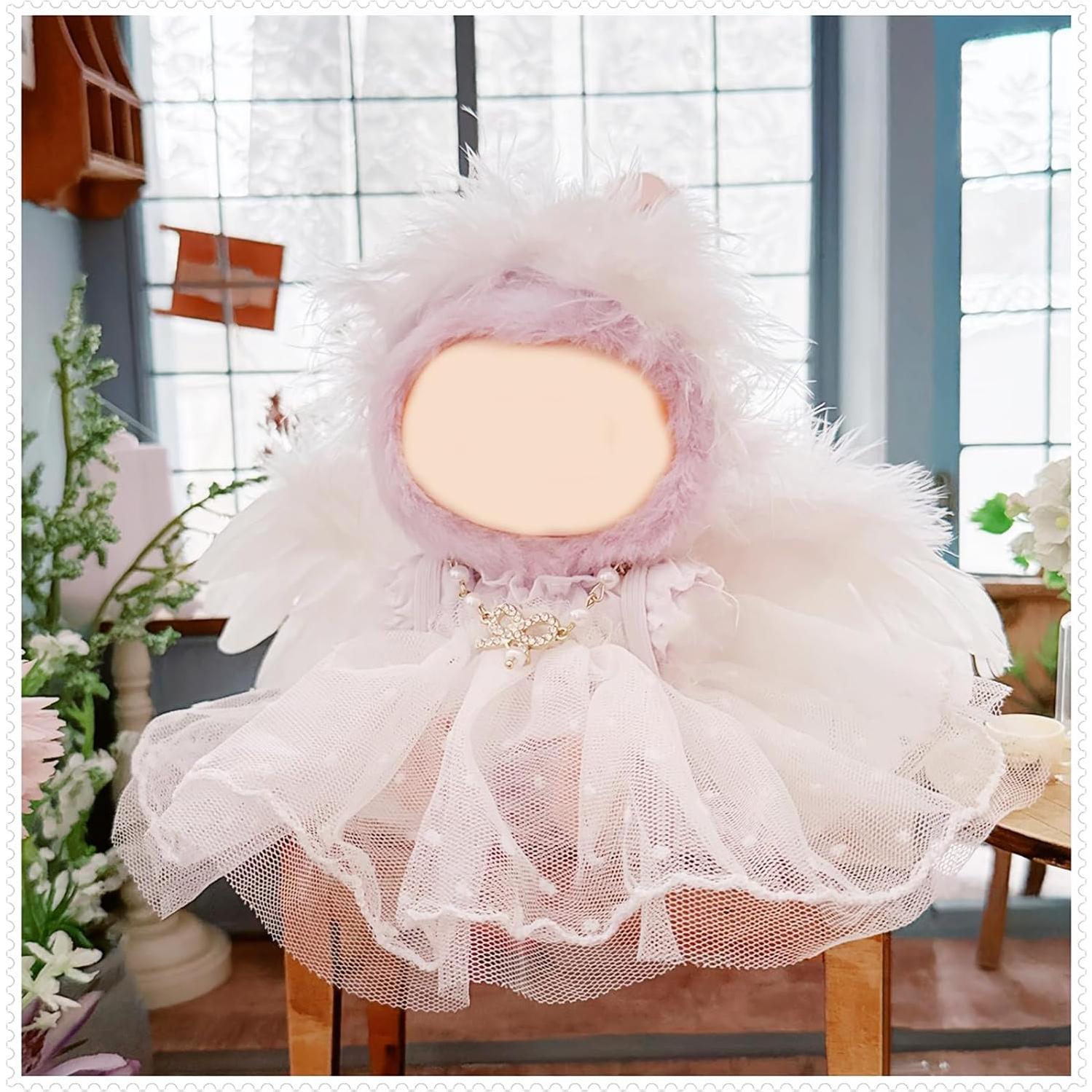 Ropa de Muñeca Kawaii YONGMAO 17cm Conjunto Ángel 5 Piezas
