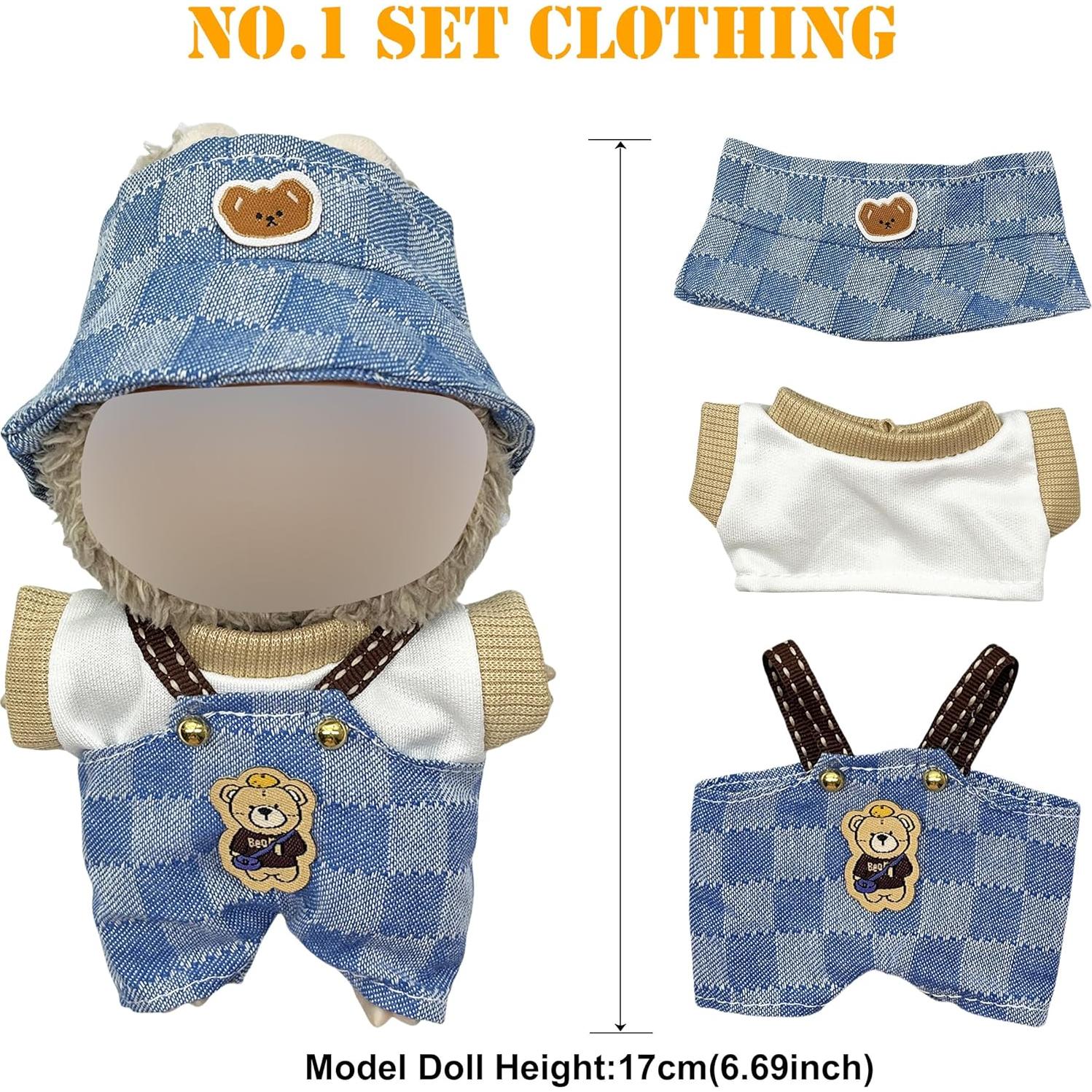 Conjunto de Ropa de Muñeca LaBuB 17cm con Accesorios