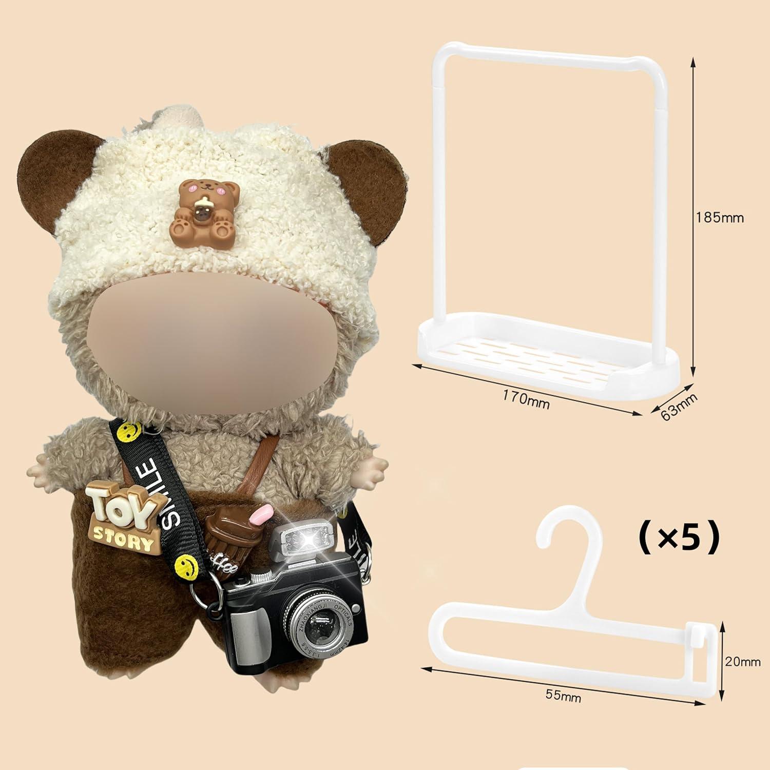 Conjunto de Ropa de Muñeca LaBuB 17cm con Accesorios