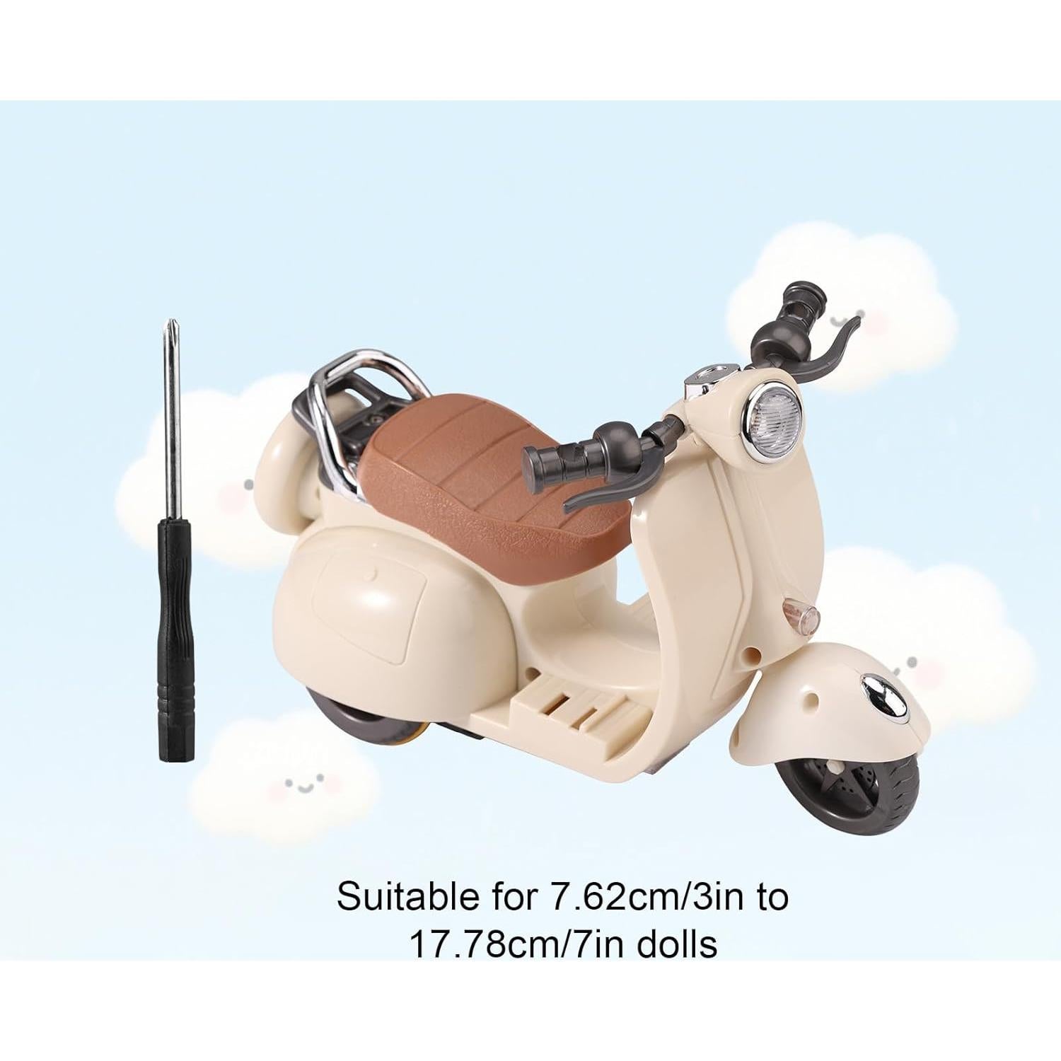 Mini Scooter Juguete Interactivo BTFO con Música y Luz 19x12.5cm