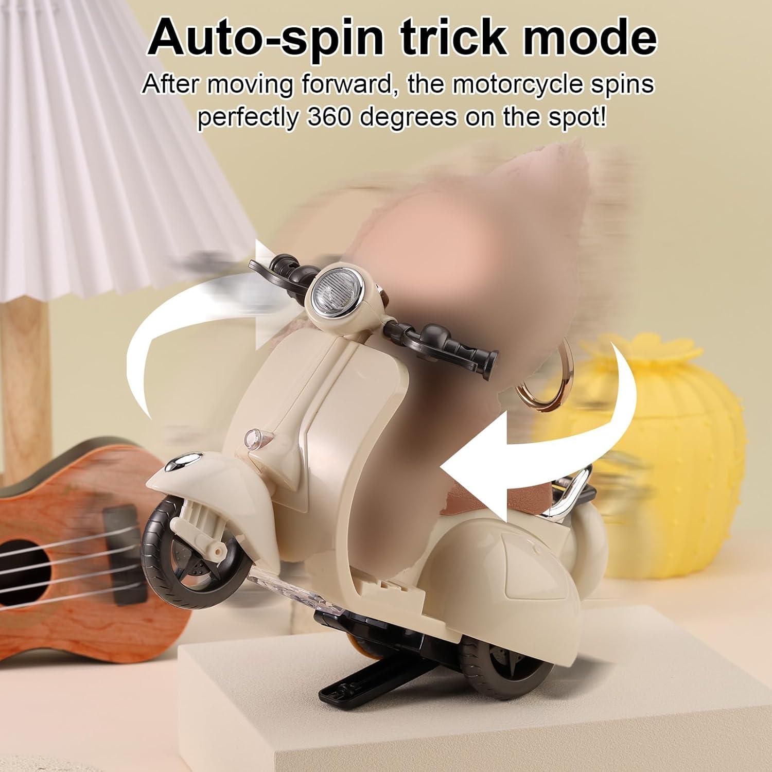 Mini Scooter Juguete Interactivo BTFO con Música y Luz 19x12.5cm