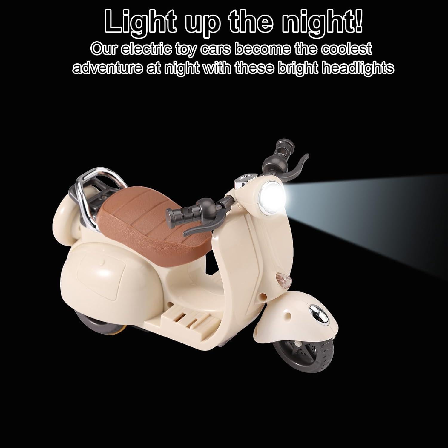 Mini Scooter Juguete Interactivo BTFO con Música y Luz 19x12.5cm