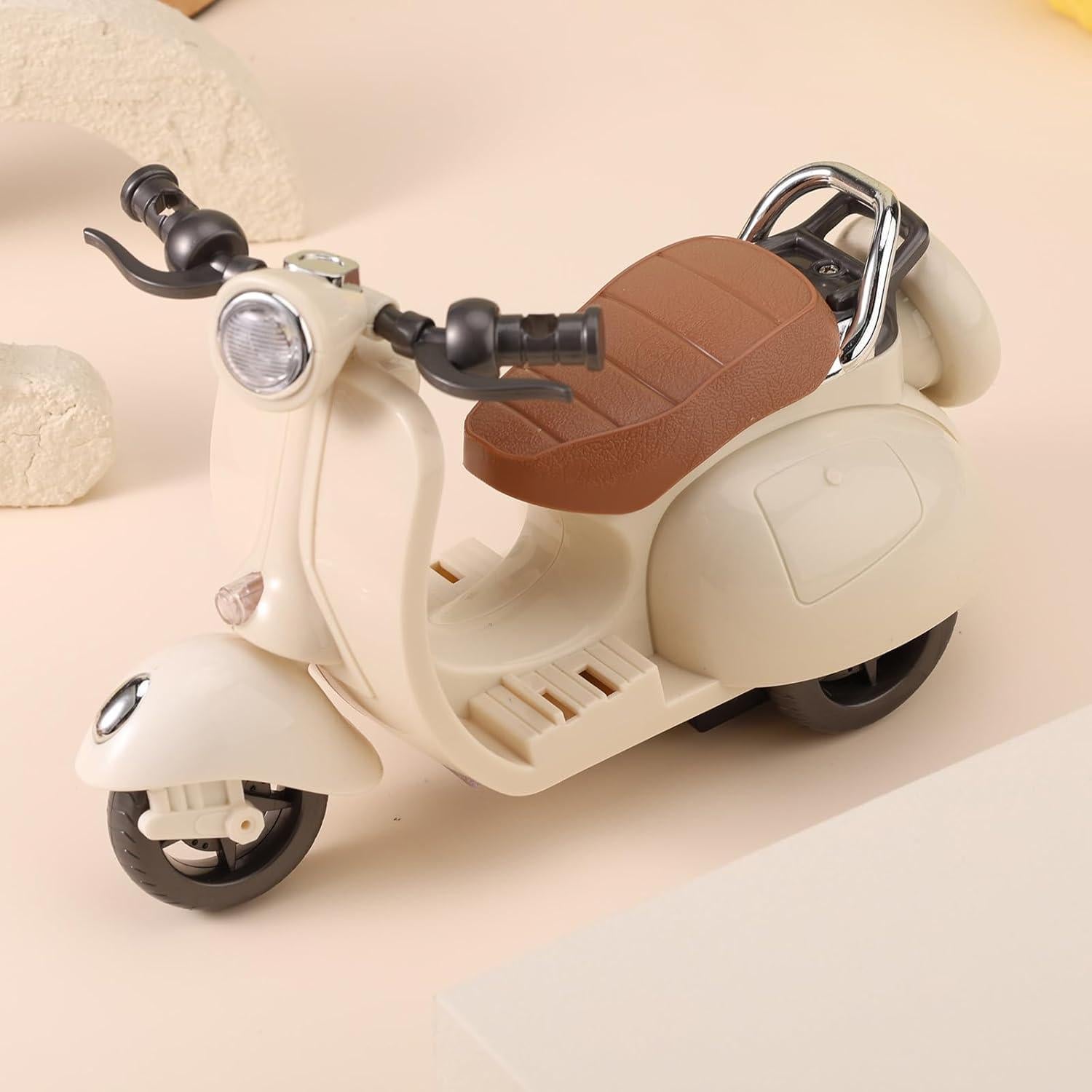 Mini Scooter Juguete Interactivo BTFO con Música y Luz 19x12.5cm