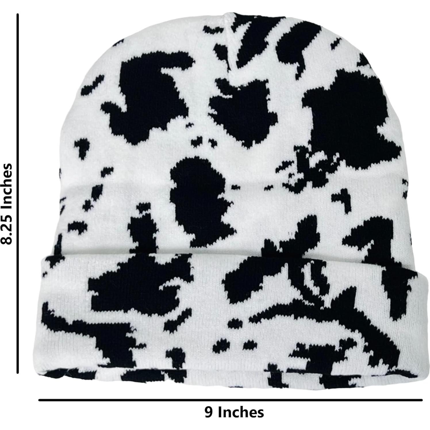 Gorro de Punto de Invierno Unisex Acrílico Estampado Animal