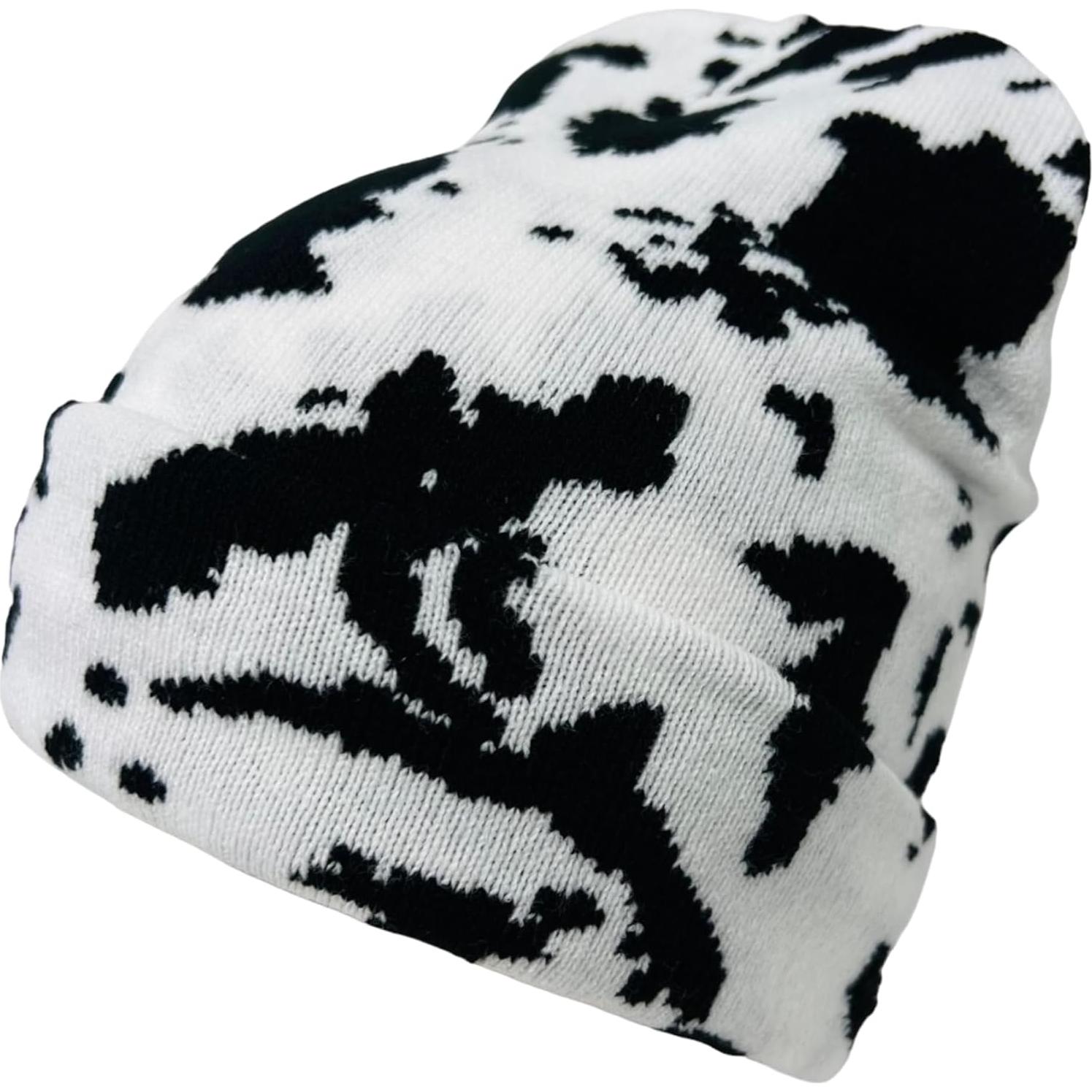 Gorro de Punto de Invierno Unisex Acrílico Estampado Animal
