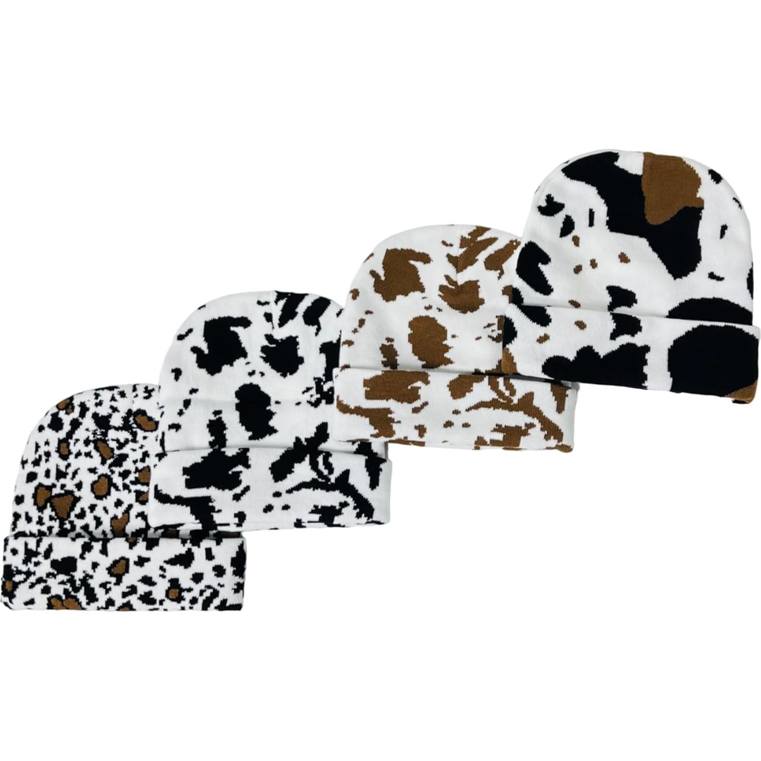 Gorro de Punto de Invierno Unisex Acrílico Estampado Animal