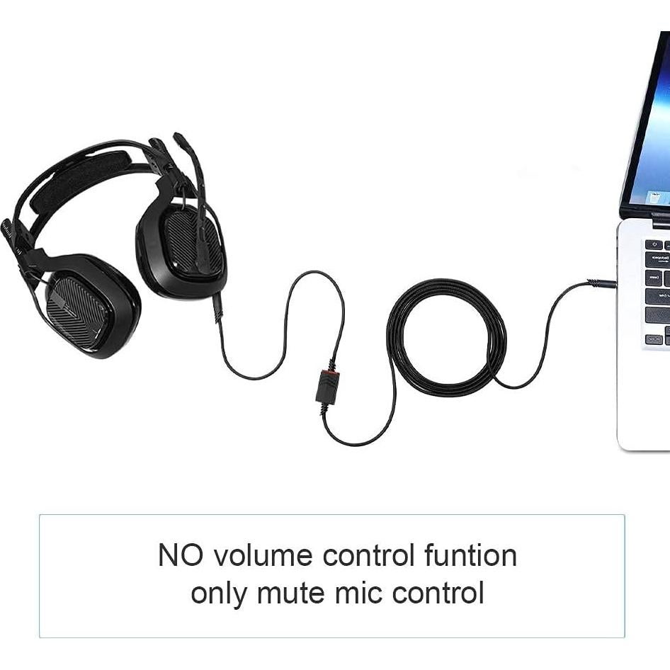 Cable de audio 2m MQDITH para auriculares Astro A40 A40TR