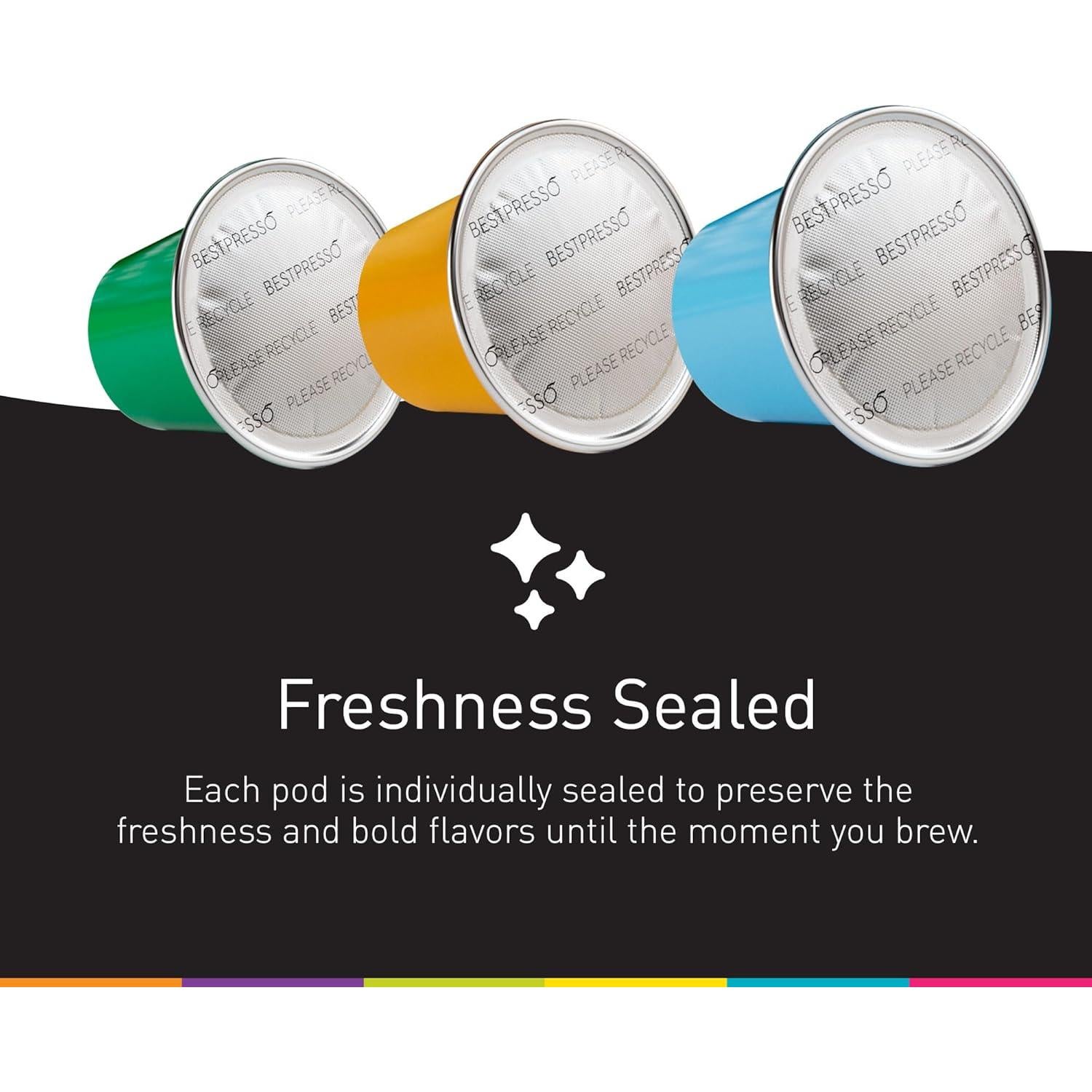 Cápsulas de Café Bestpresso 120 Unidades Espresso Arábica