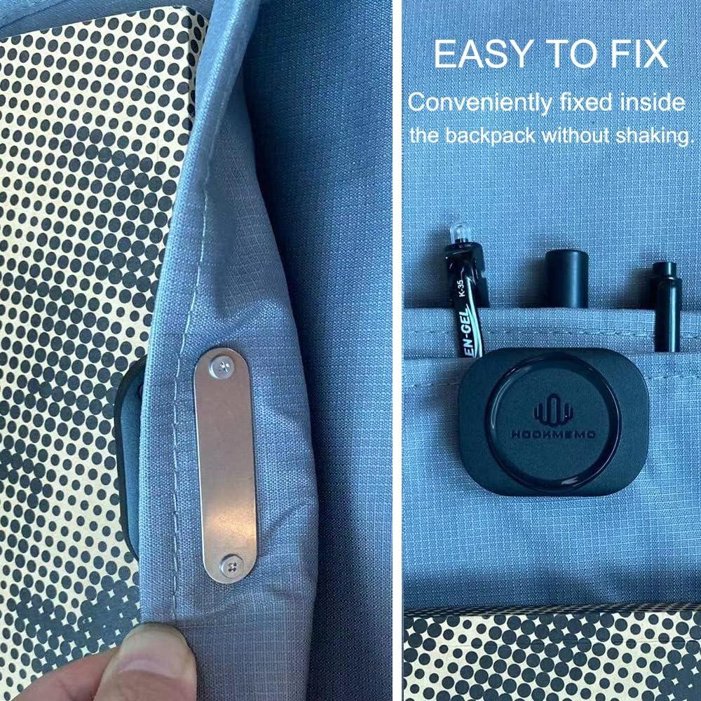 Funda impermeable para AirTag HOOKMEMO - 2 Paquete Negro