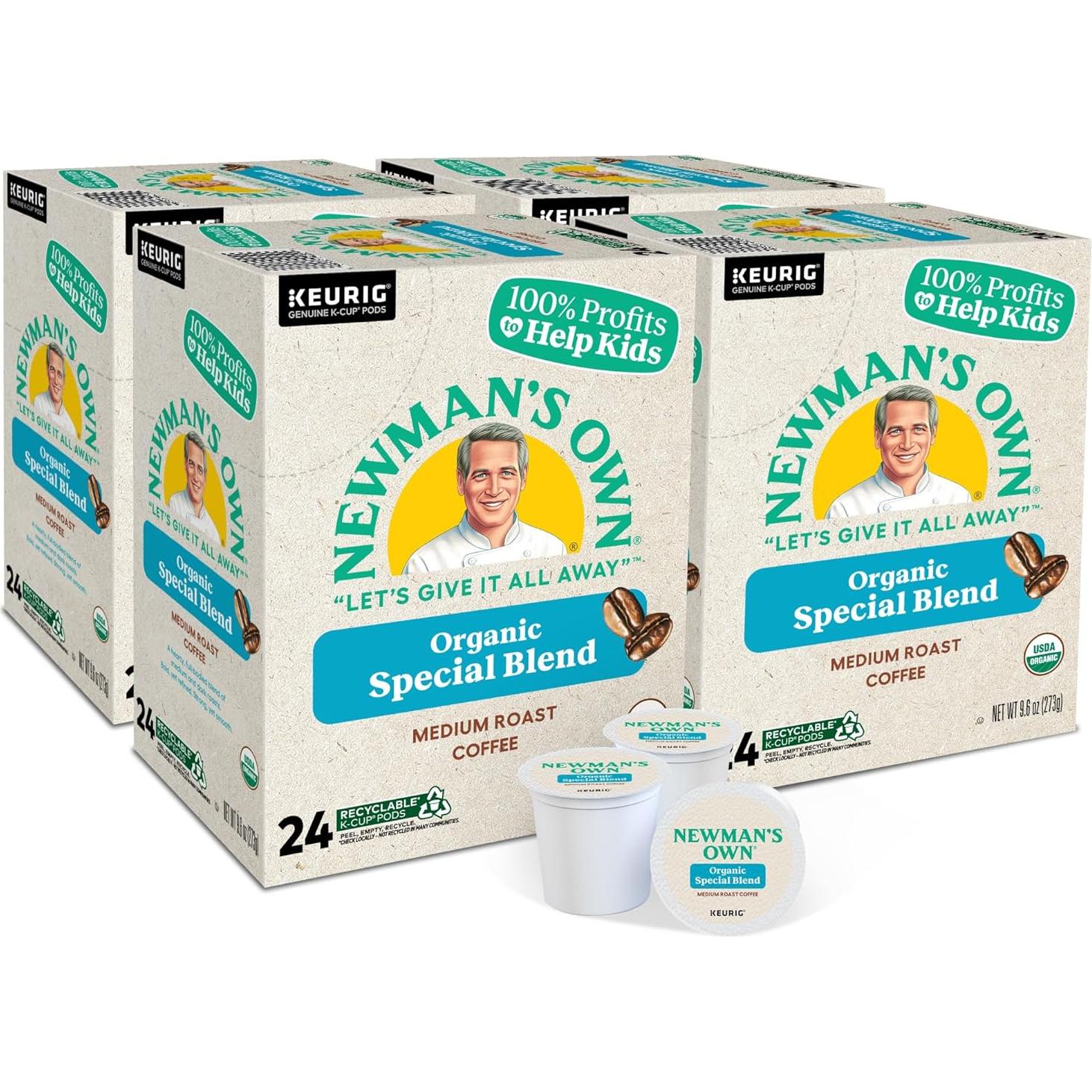 Café Orgánico Newman K-Cup Tostado Medio 96 Cápsulas