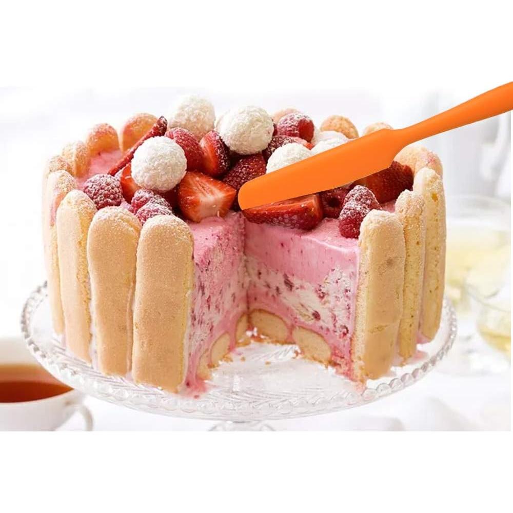 Juego de 4 espátulas de silicona SUMERSHA multicolor 24.4 cm