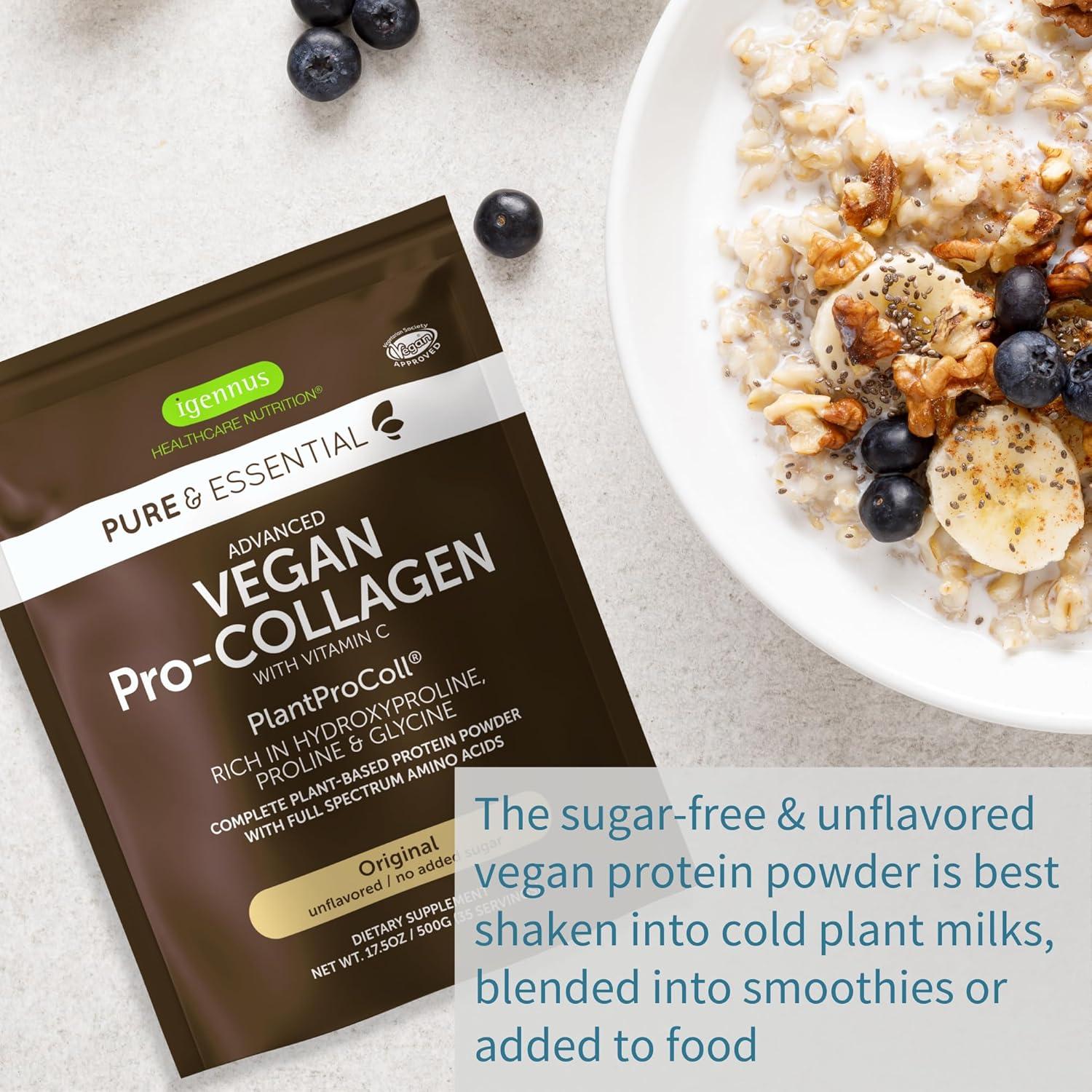 Polvo de Colágeno Vegano Igennus 500g con Vitamina C