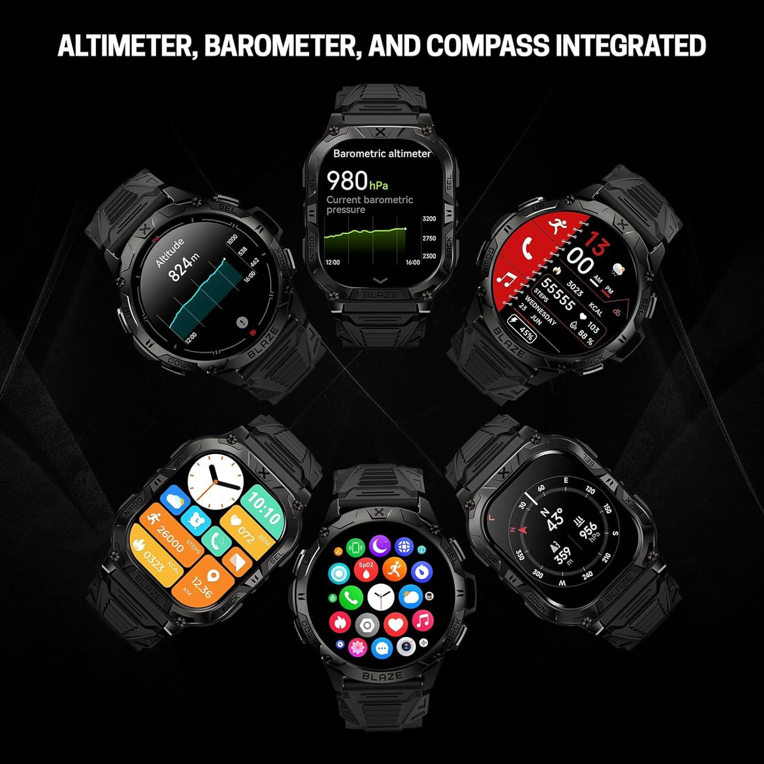 Reloj Inteligente Carbinox Blaze GPS Resistente al Agua IP69K