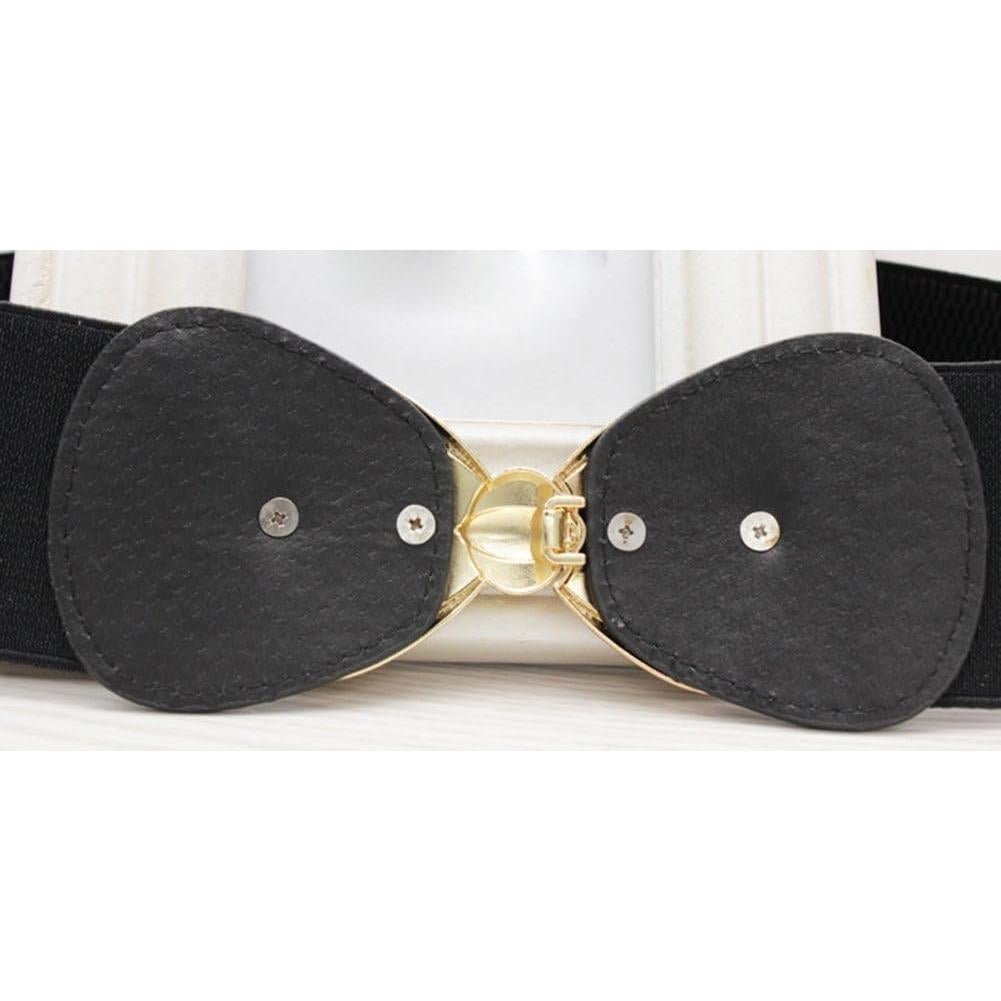 Cinturón Ancho Elegante PU con Lazo para Mujeres X&F 66-100cm