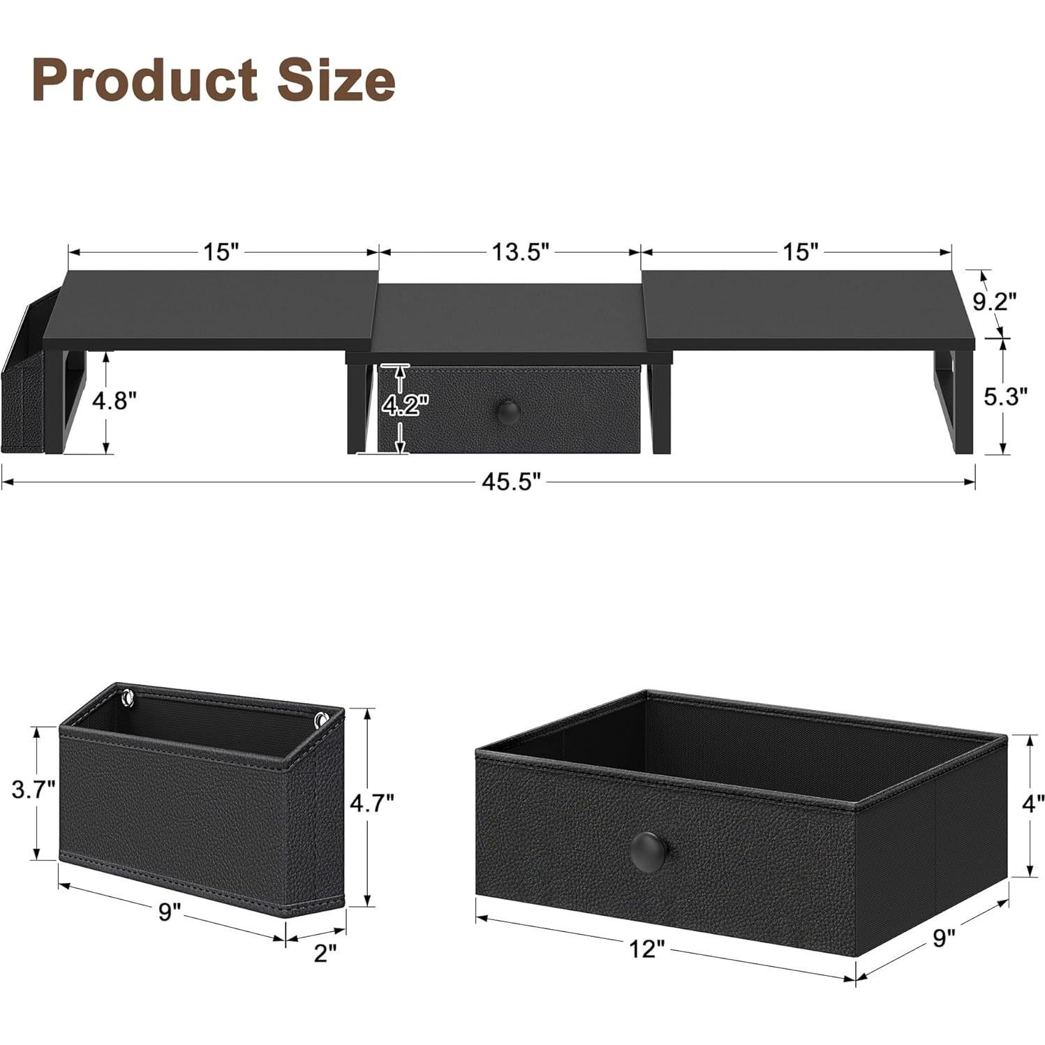 Soporte Doble para Monitor LAND·VOI, Ajustable 2 Pantallas 27"