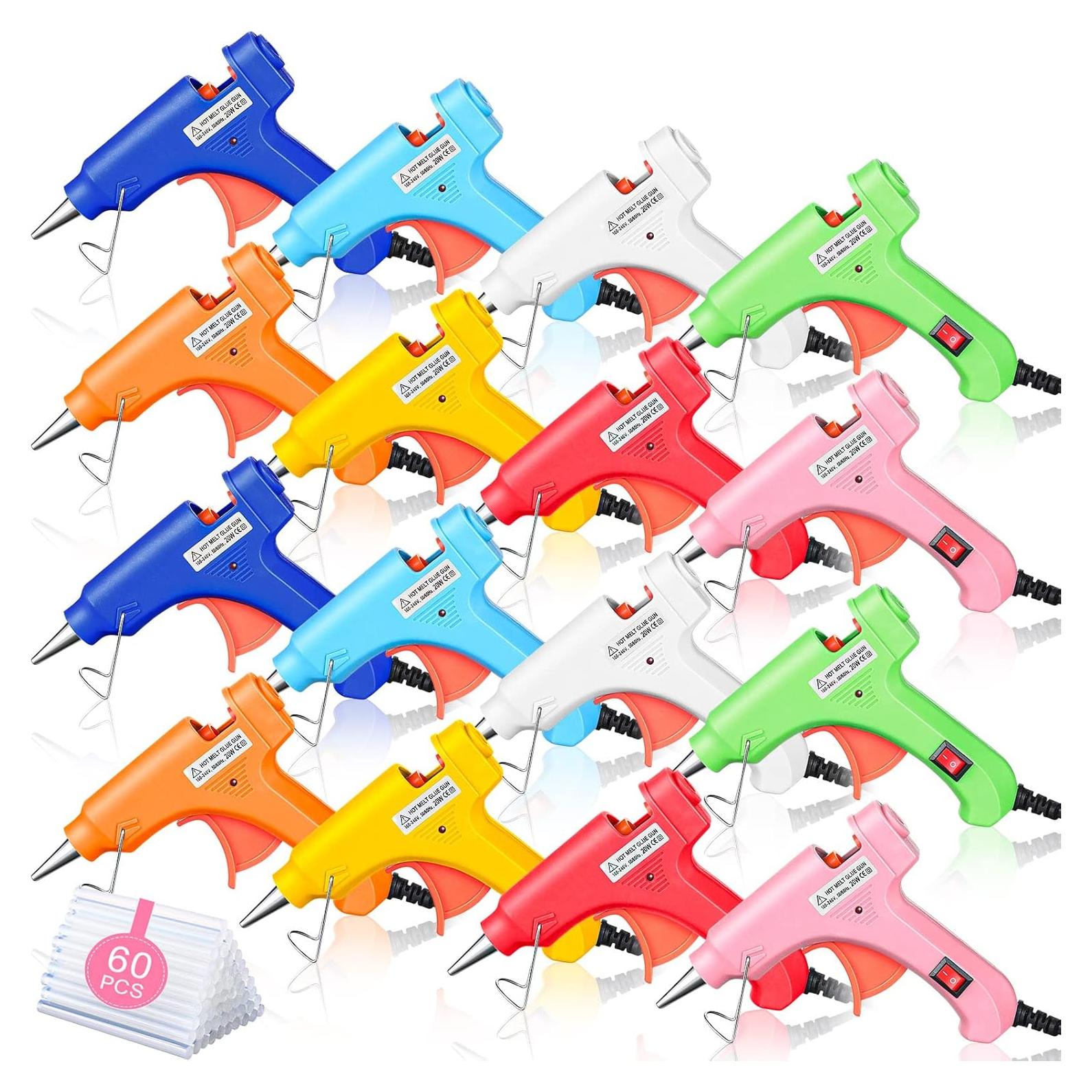 Kit de 16 Mini Pistolas de Pegamento Caliente Zhengmy 20W