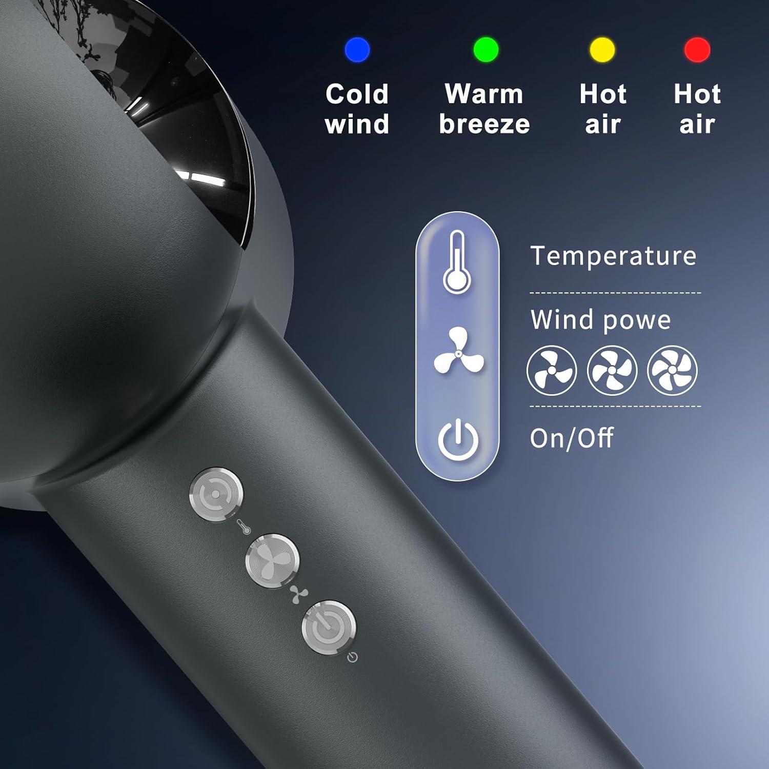 Secador de Pelo Profesional Leite Iónico 500 Millones de Iones