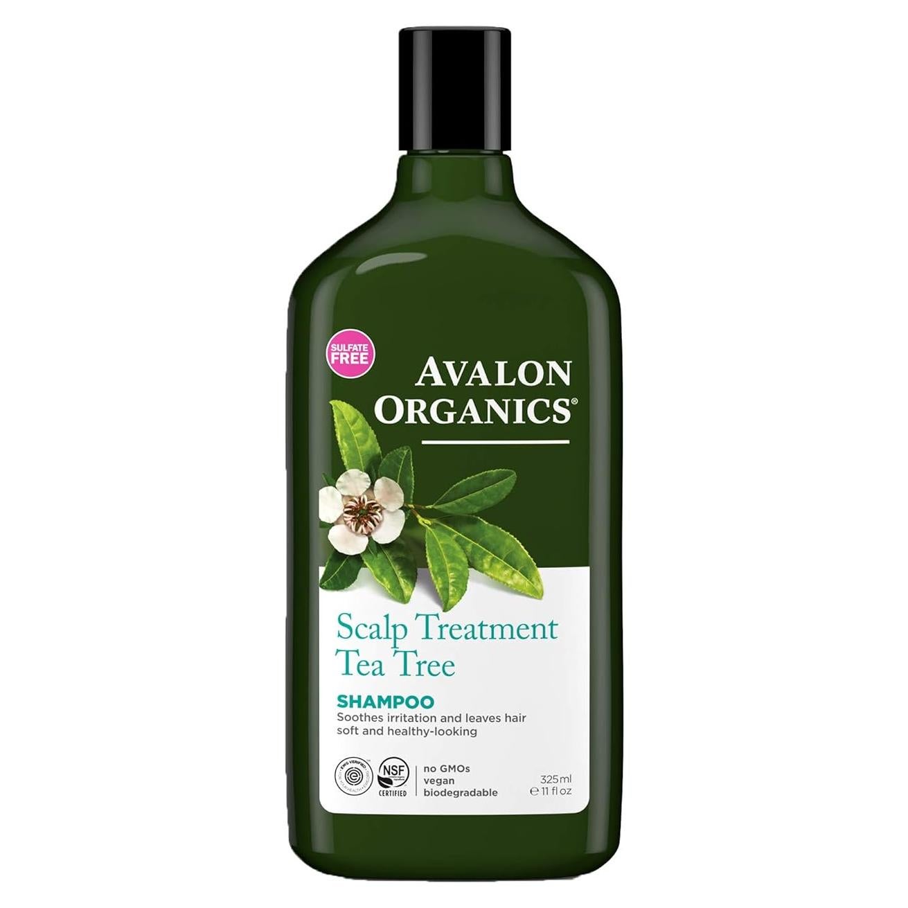 Champú Orgánico Avalon Organics 311 ml x 2 - Aceite de Árbol de Té