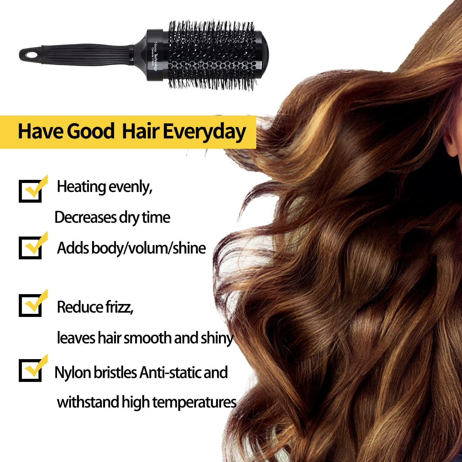 Juego de Cepillos Redondos Térmicos MAXLINK - 4 Piezas Cerámica