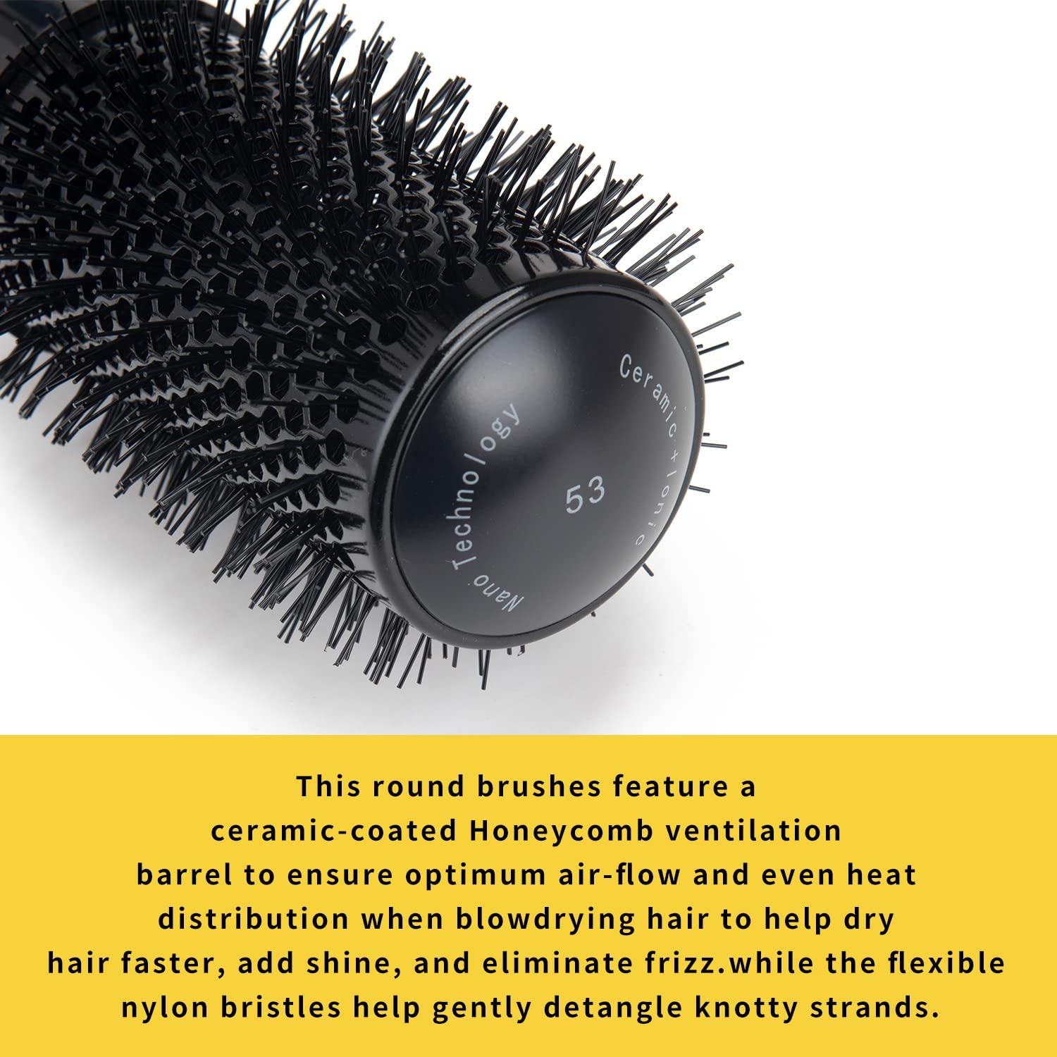 Juego de Cepillos Redondos Térmicos MAXLINK - 4 Piezas Cerámica