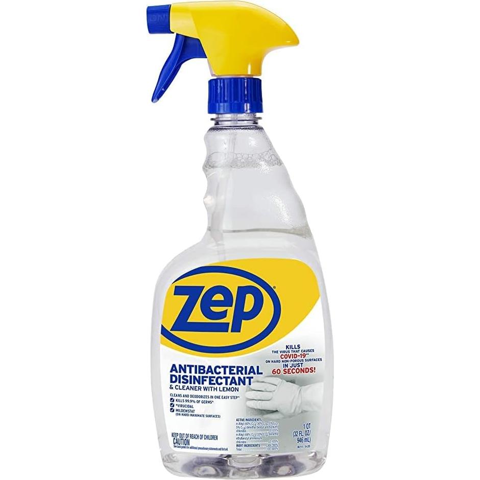 Desinfectante Antibacteriano Zep Limón 12 Latas 32 Oz