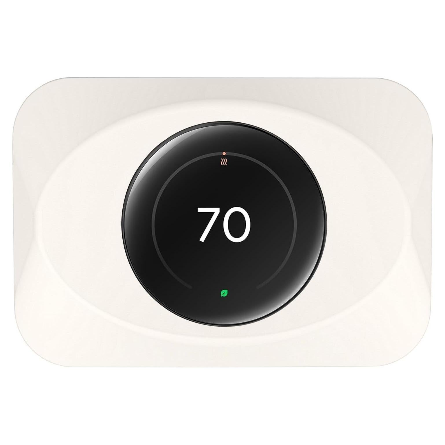 Cubierta de Placa de Pared BAOKZZOM para Nest Thermostat 4 Beige