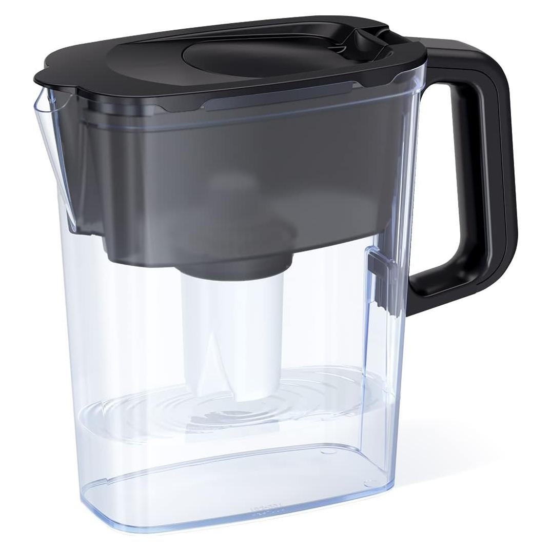 Jarra de Filtro de Agua AQUAPHOR Compacta 5 Tazas - Negro