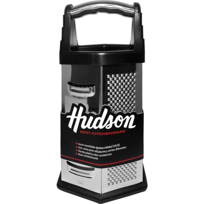 Rallador Hudson 6 Lados Acero Inoxidable 20.1cm Antideslizante
