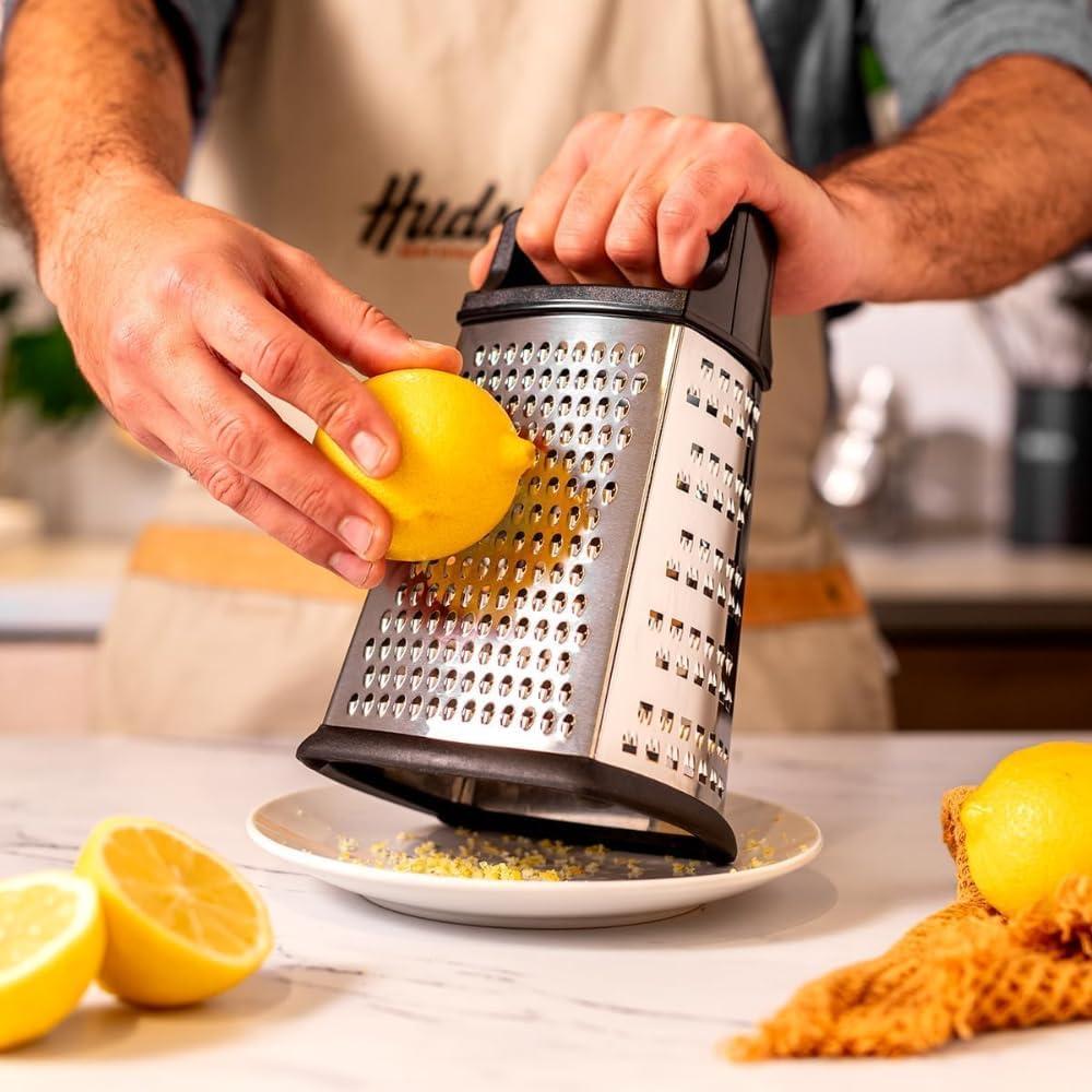 Rallador Hudson 6 Lados Acero Inoxidable 20.1cm Antideslizante