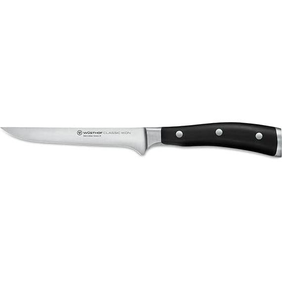 Cuchillo Deshuesador Wüsthof Classic IKON 12.7 cm Negro