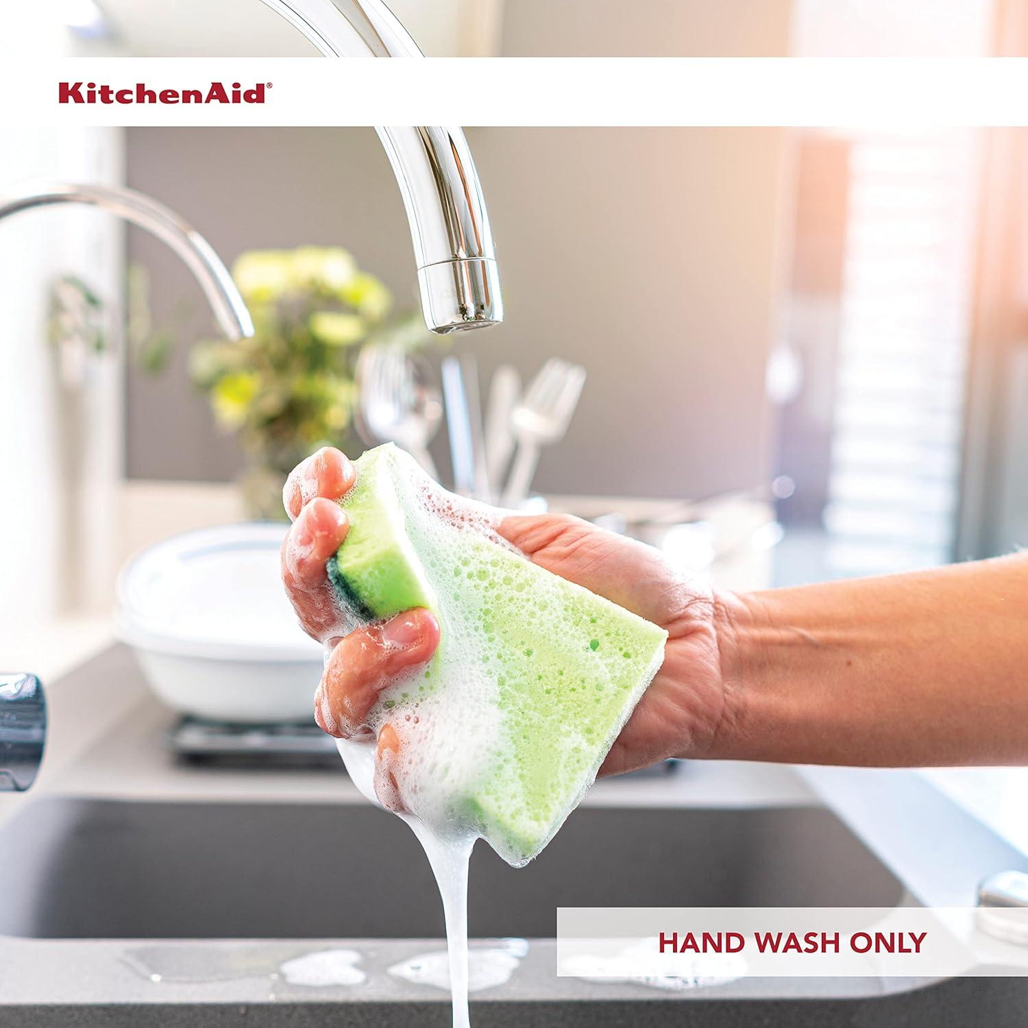 Tabla de Cortar KitchenAid Clásica Madera de Caucho 25.4x20.6cm