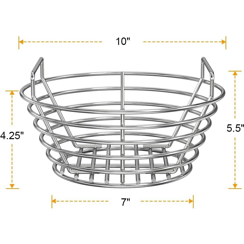 Cesta de cenizas de acero inoxidable AJinTeby 25.4 cm para parrillas