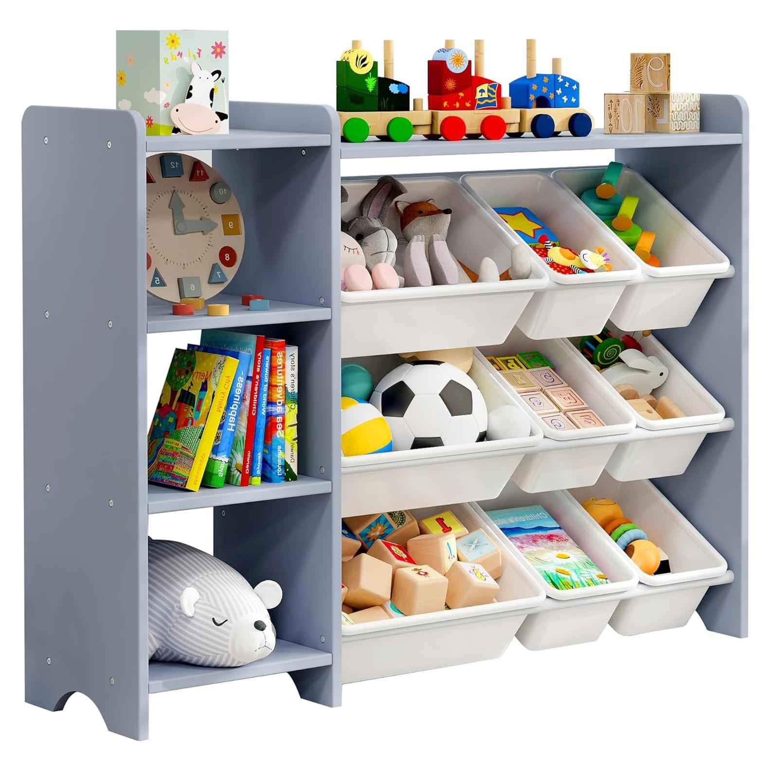 Organizador de Juguetes MallBest SNG01-GW 4 Niveles Madera