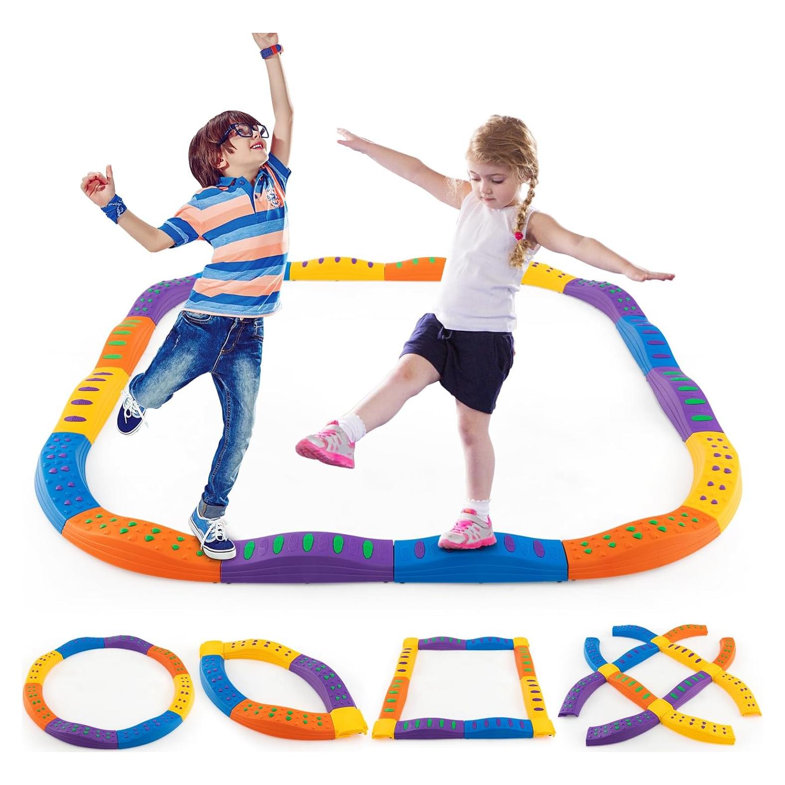 HONEY JOY Viga de Equilibrio 20 Piezas para Niños