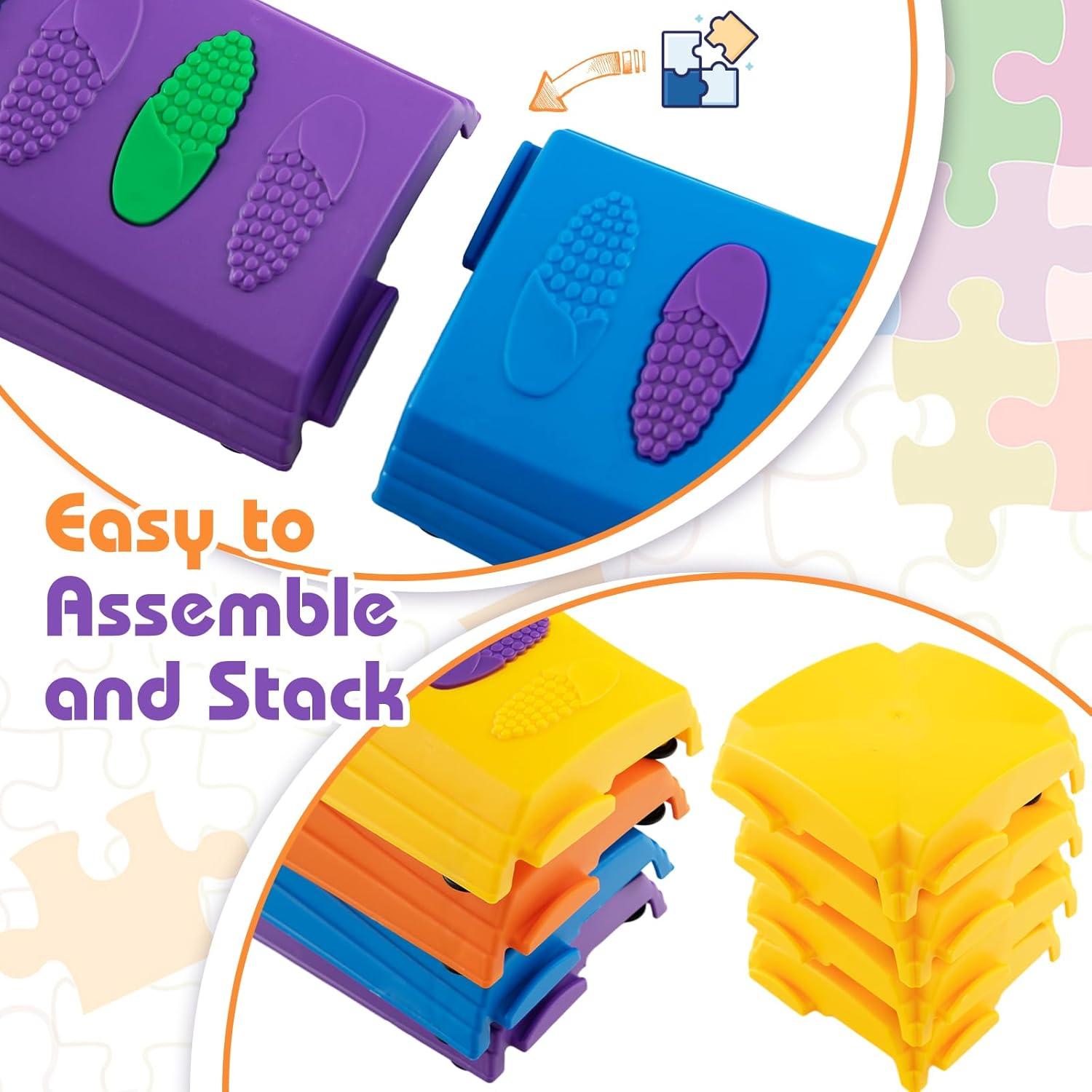 HONEY JOY Viga de Equilibrio 20 Piezas para Niños