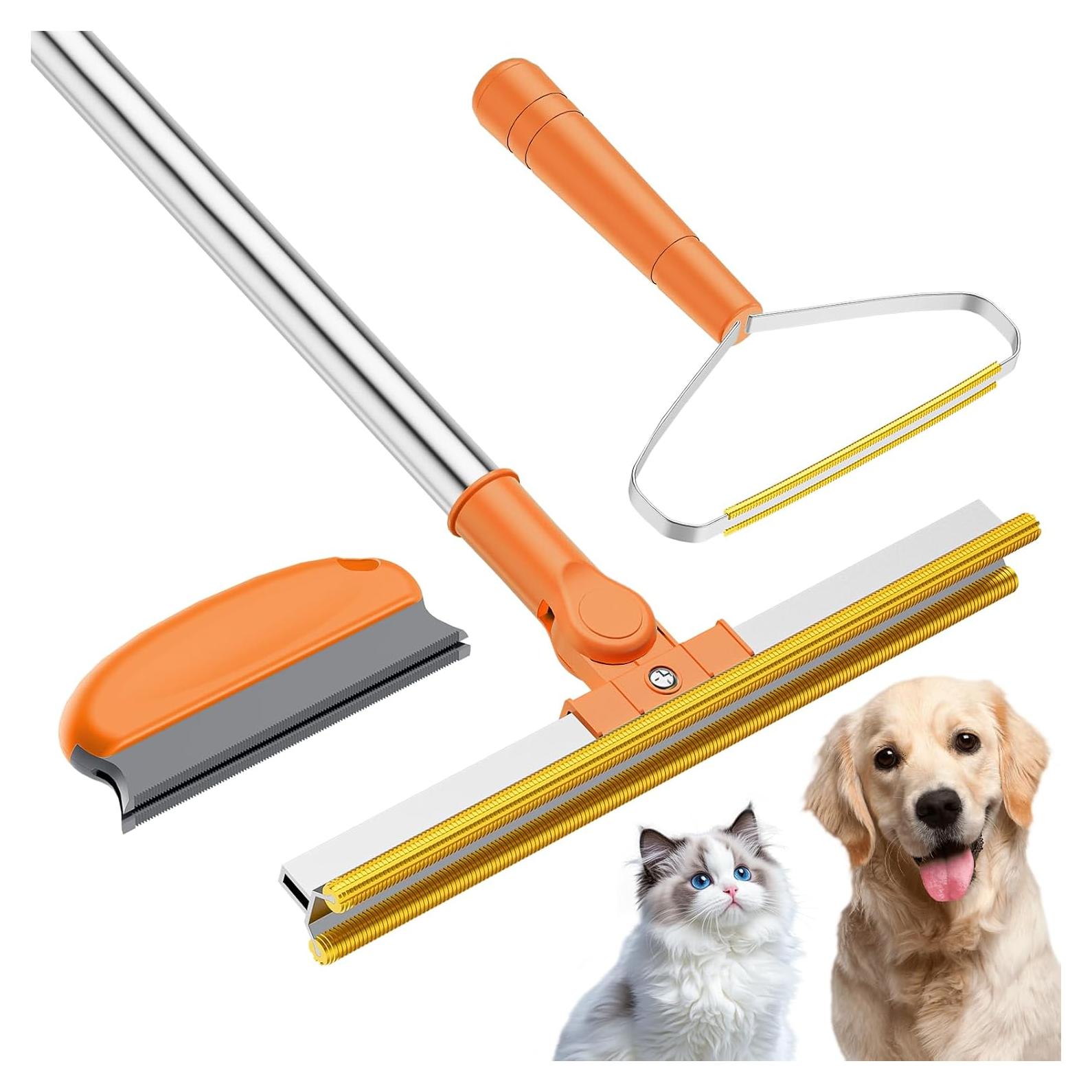 Rastrillo de Alfombra Bolfie 3 en 1 para Pelo de Mascotas 139.7 cm