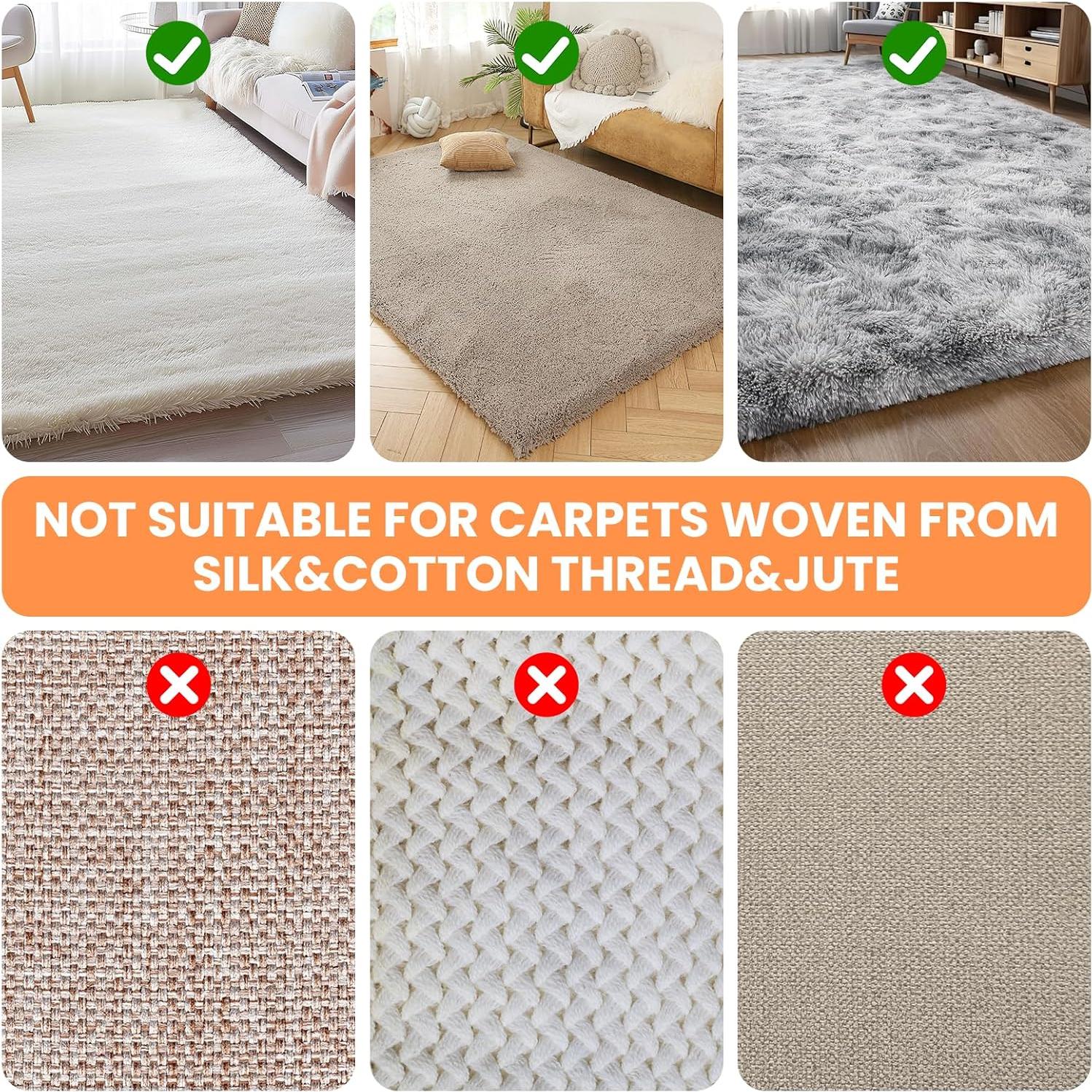 Rastrillo de Alfombra Bolfie 3 en 1 para Pelo de Mascotas 139.7 cm