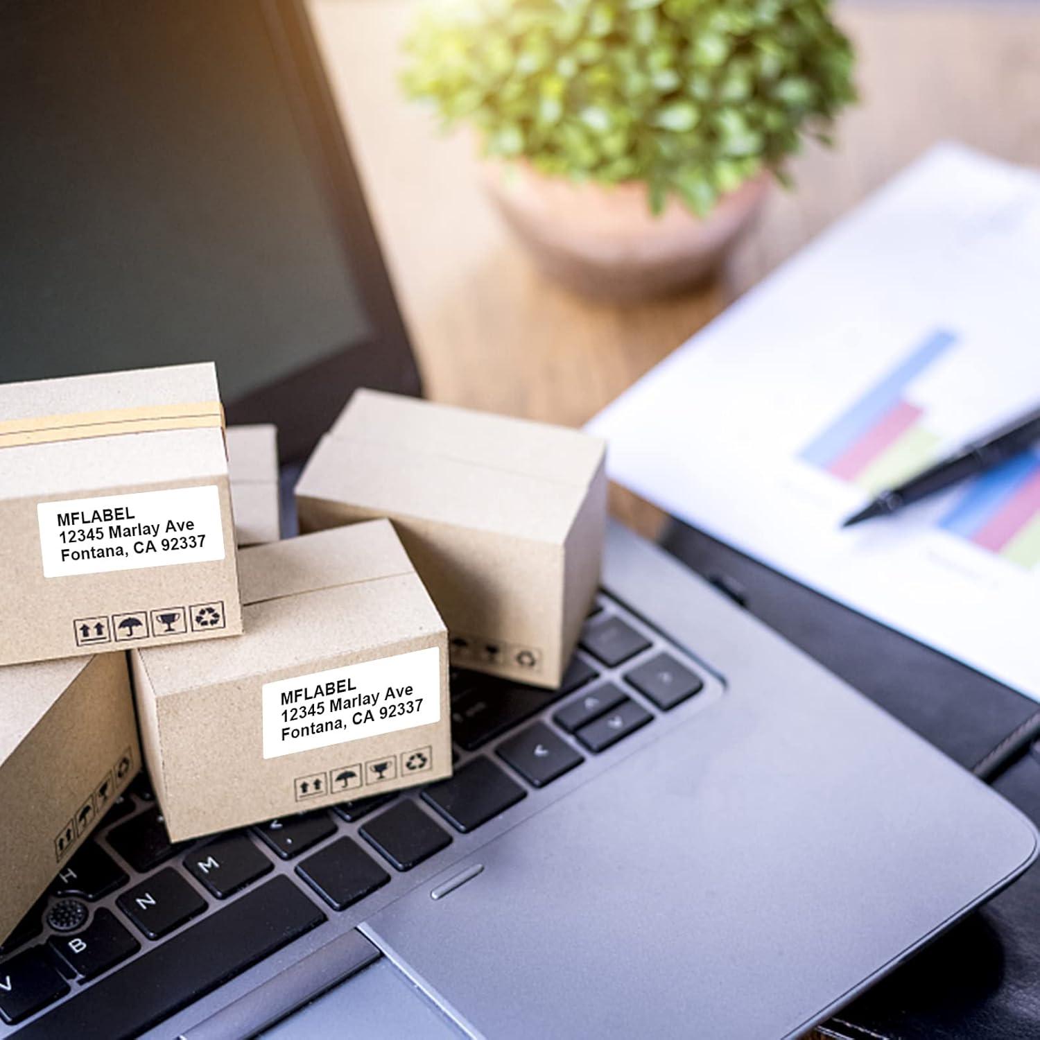 Etiquetas de Envío MFLABEL 1" x 2-5/8" 1500 Adhesivas Blancas