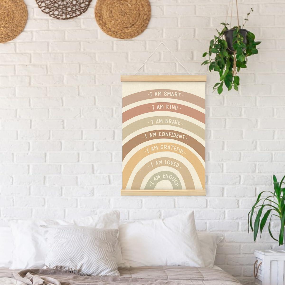 Póster Decorativo de Afirmaciones para Niños PLKMN 30x40 cm