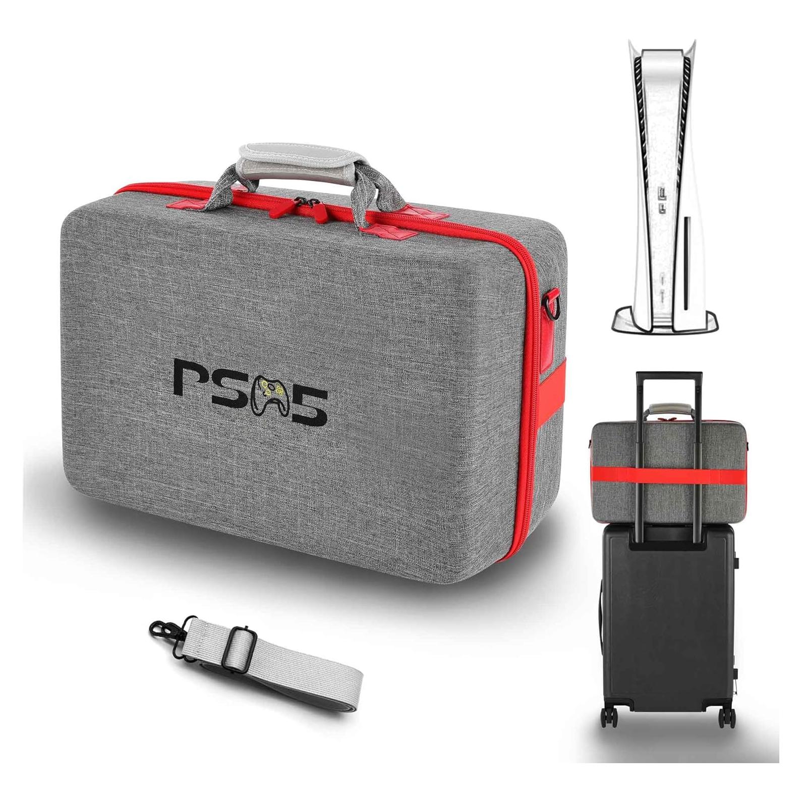 Funda Dura ASNOMY para PS5, Organizador de Viaje 43x27cm