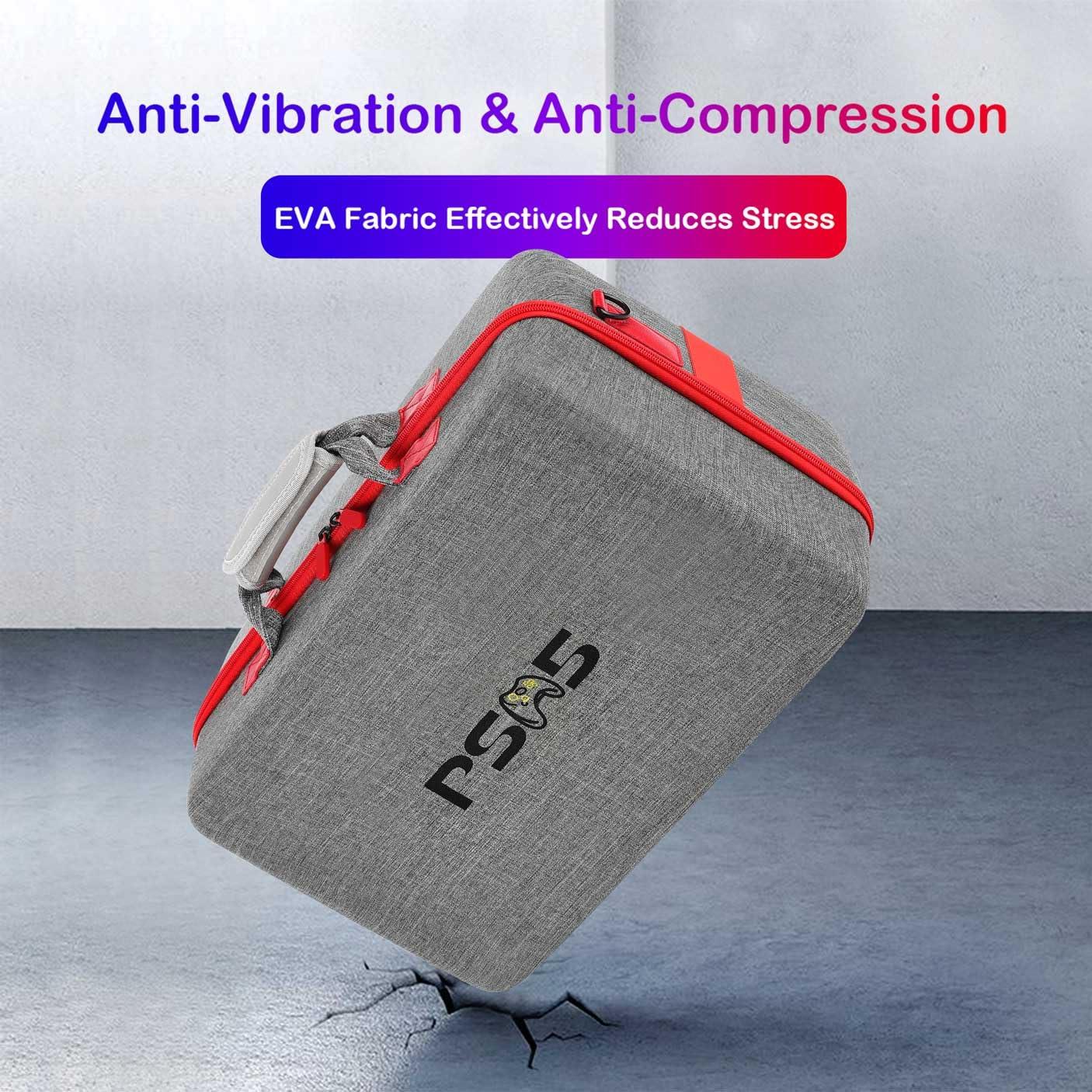 Funda Dura ASNOMY para PS5, Organizador de Viaje 43x27cm