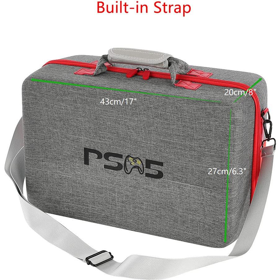 Funda Dura ASNOMY para PS5, Organizador de Viaje 43x27cm