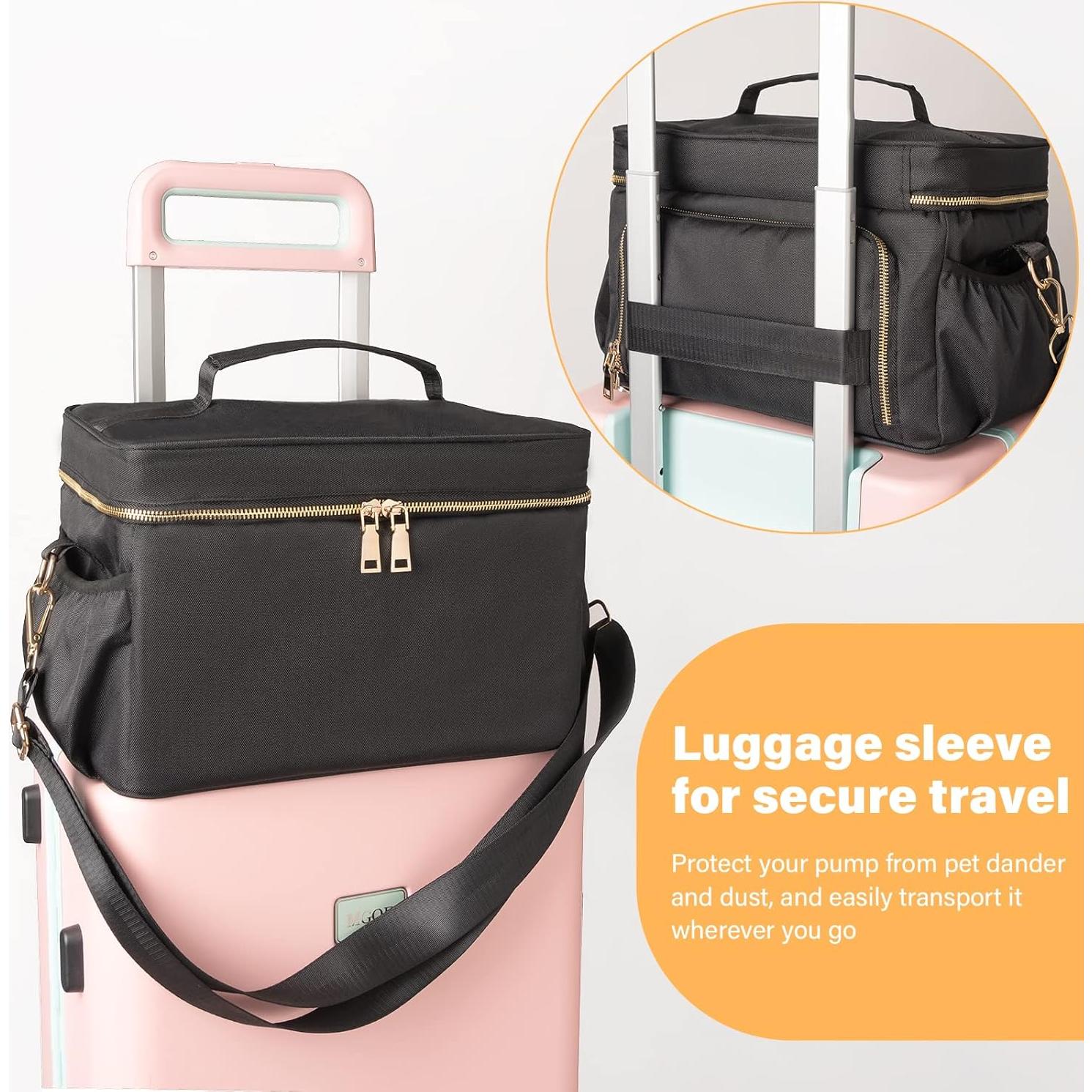 Bolsa Tote Extractor de Leche EliteMom Negro - Compatible Spectra S1 S2