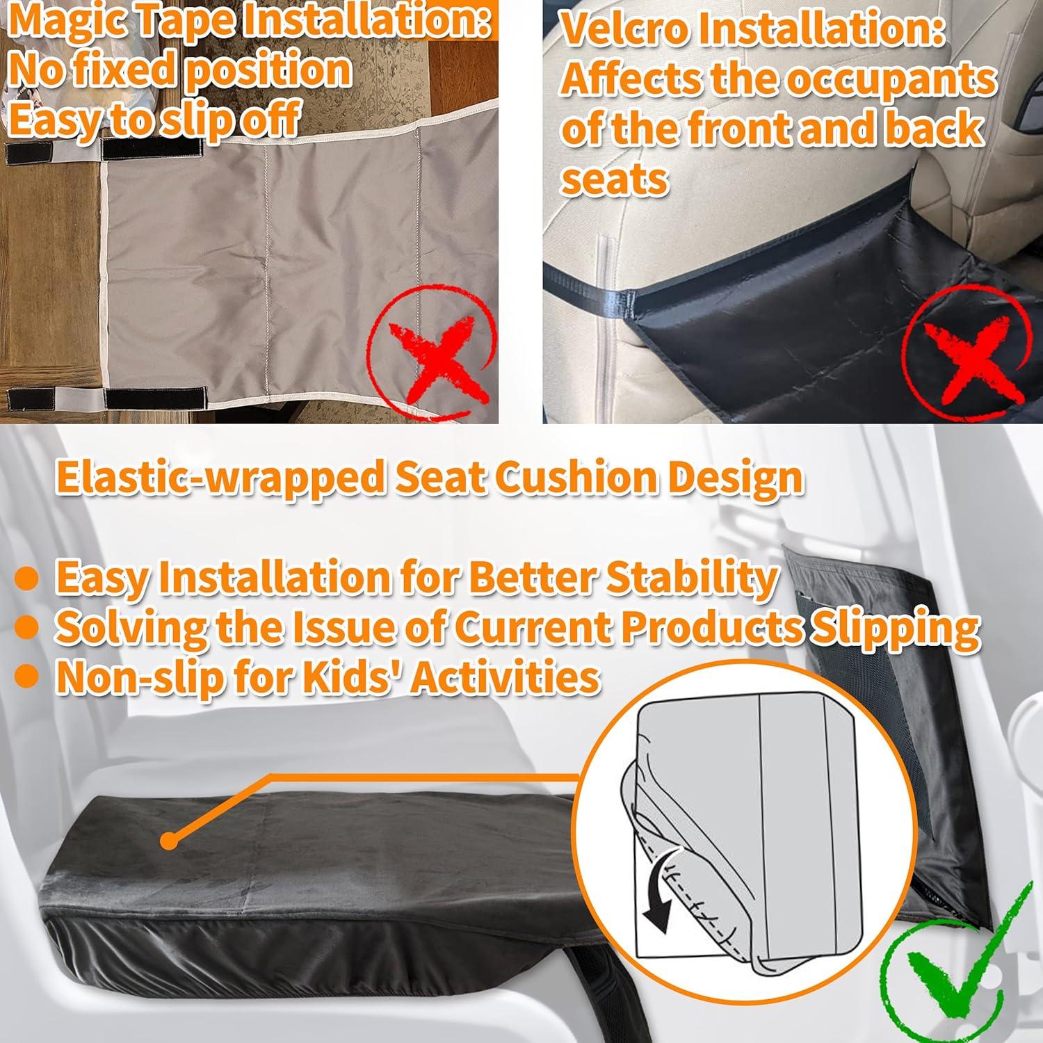 Cama de avión portátil BakCover para niños pequeños - 80x45 cm